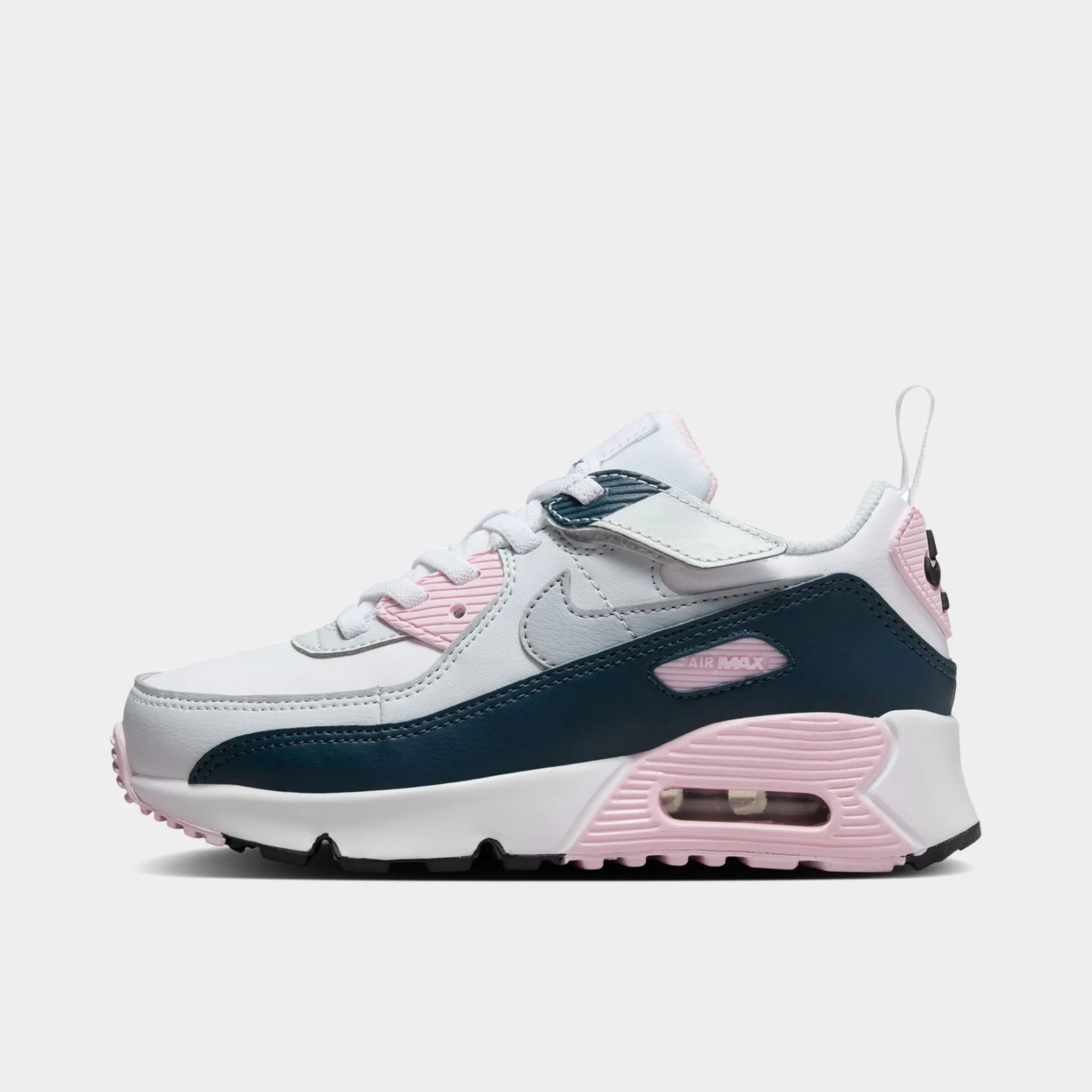 Street Edge Nike Air Max 90 EasyOn PS White / Wolf Grey - Pink Foam