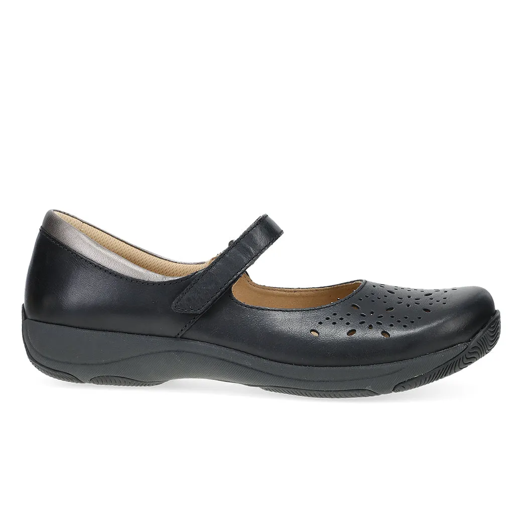 City Adventure Womens Dansko Stacy Wide in Black
