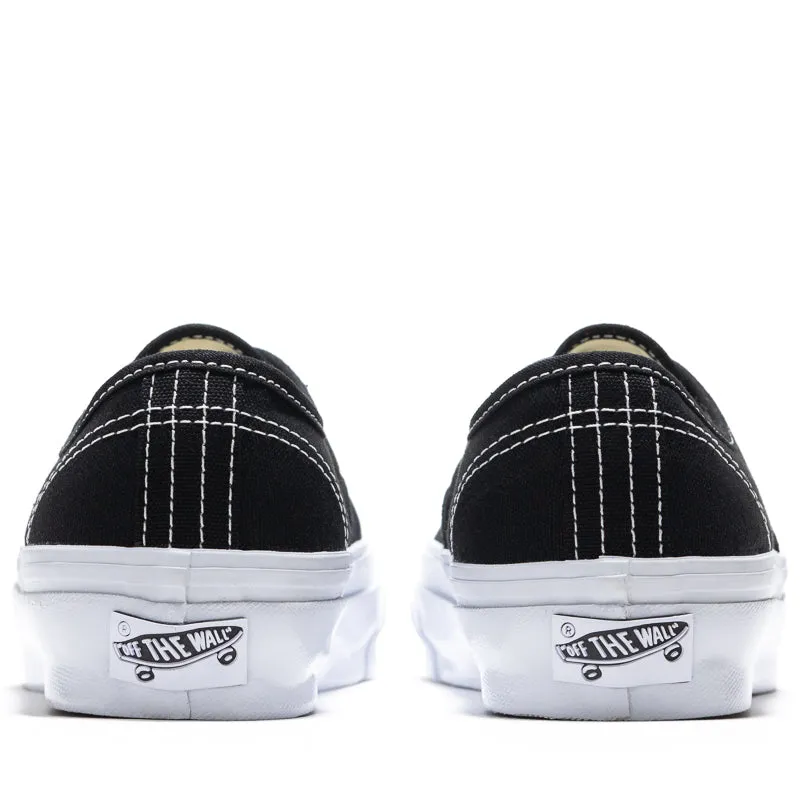 Vans Authentic Reissue 44 LX - Black/White Compression Molded Lightness Abrasion Resistant Reinforcement