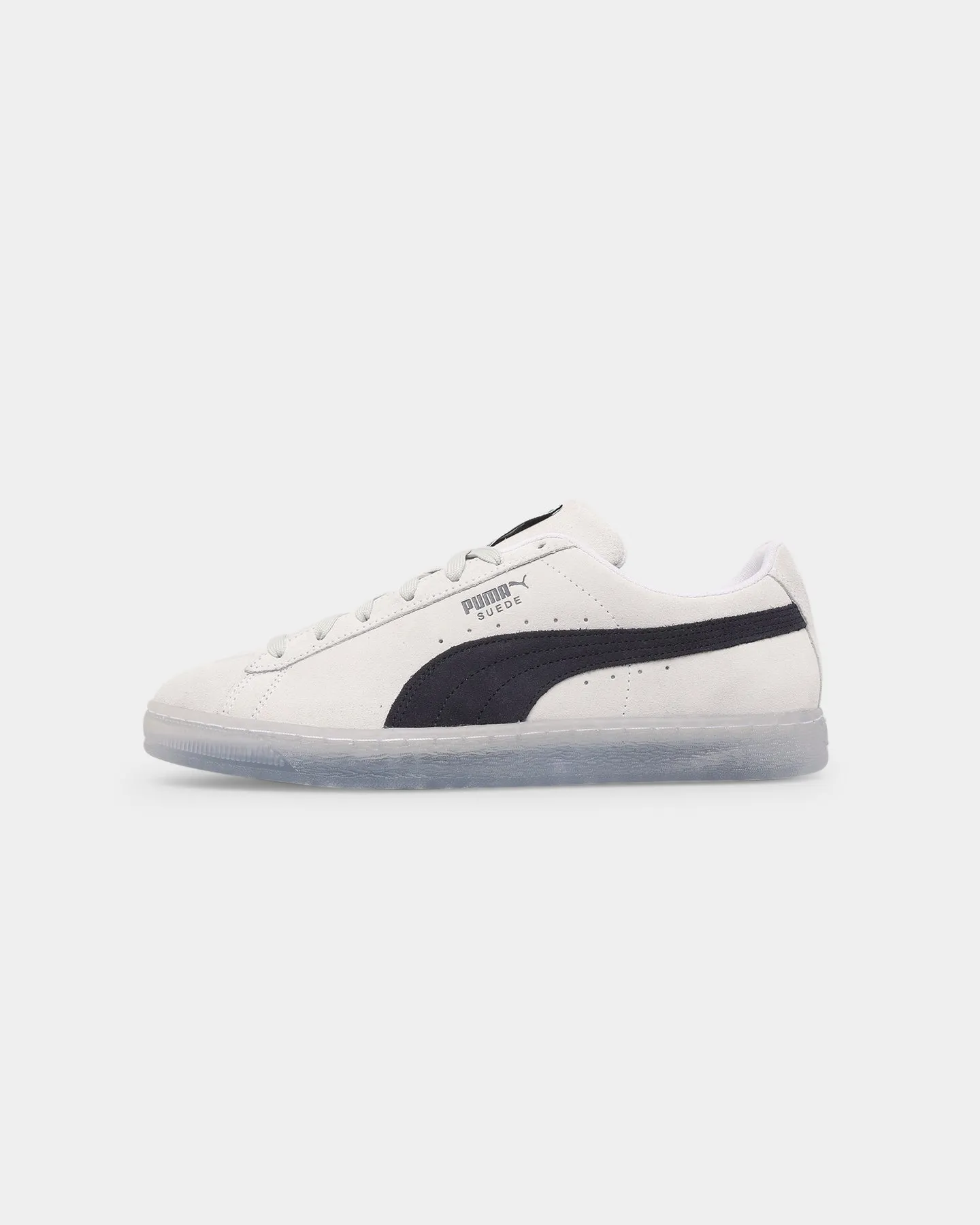 Puma Suede Translucent Shoes Puma White-Puma Black-Translucent Ice Guard