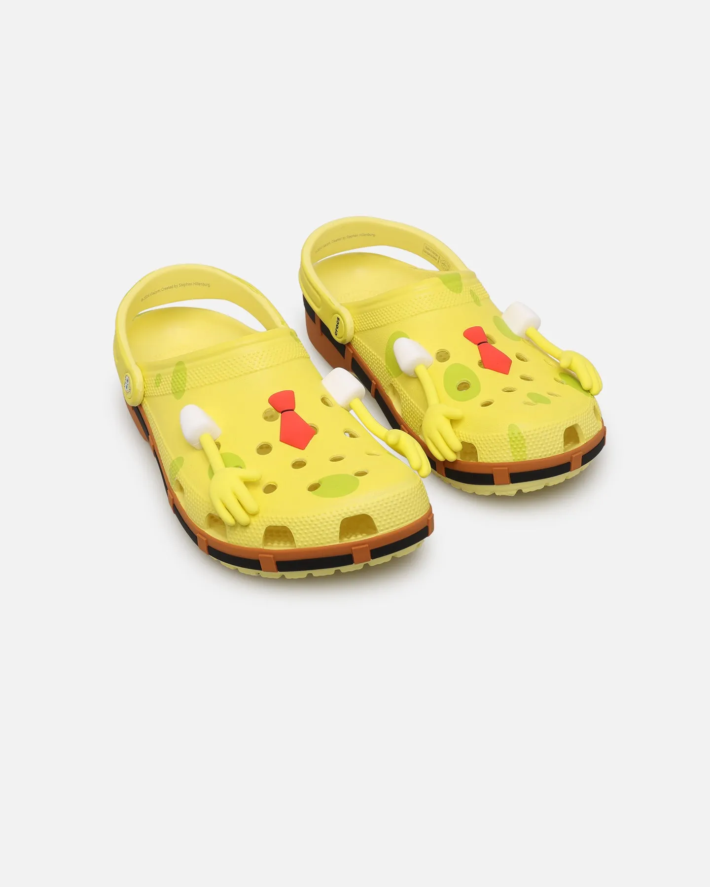 Foot Glow Korean Trend Crocs Spongebob Classic Clog Banana