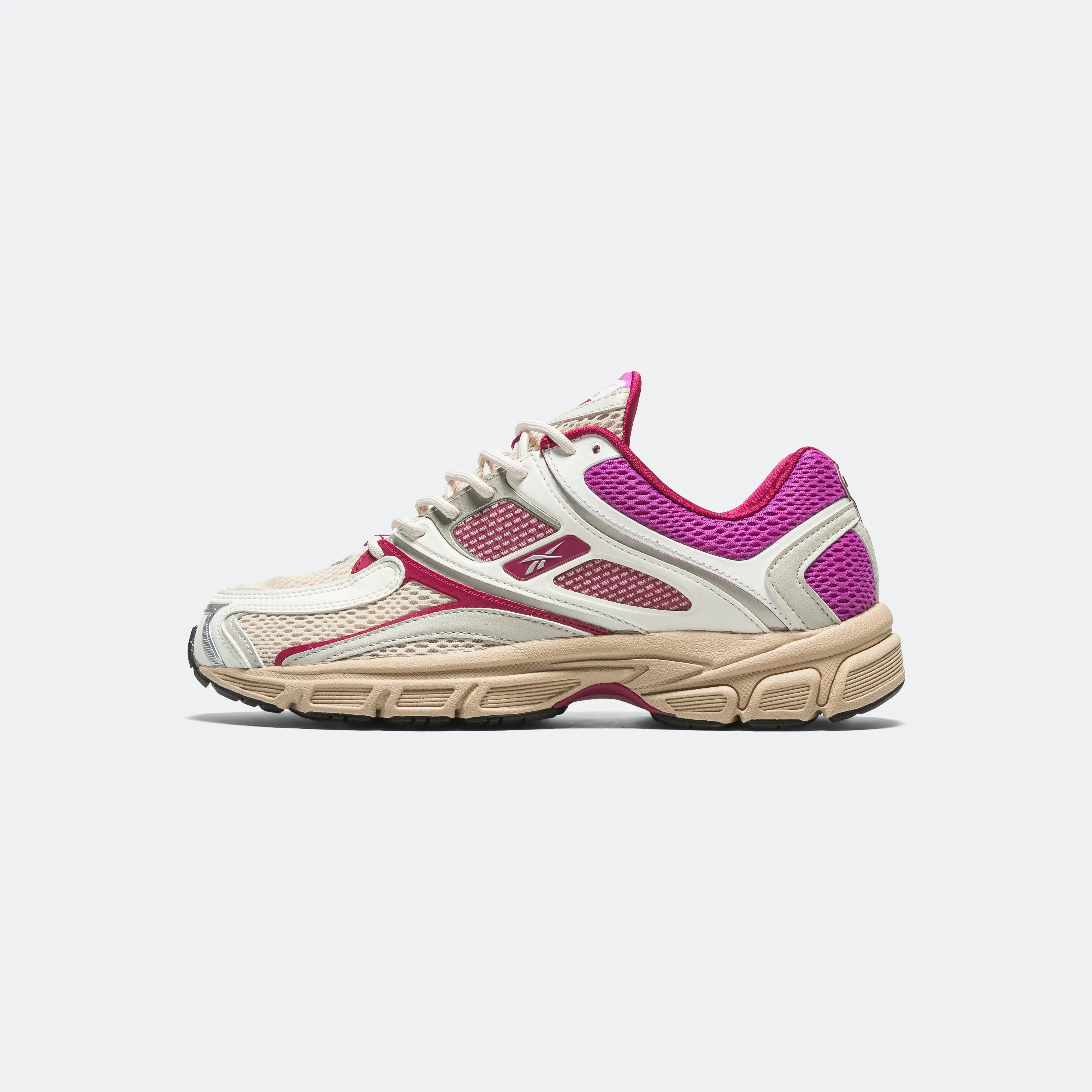 High Shine Outdoor Motion RBK Premier Trinity - Chalk/Sand/Purple Rave