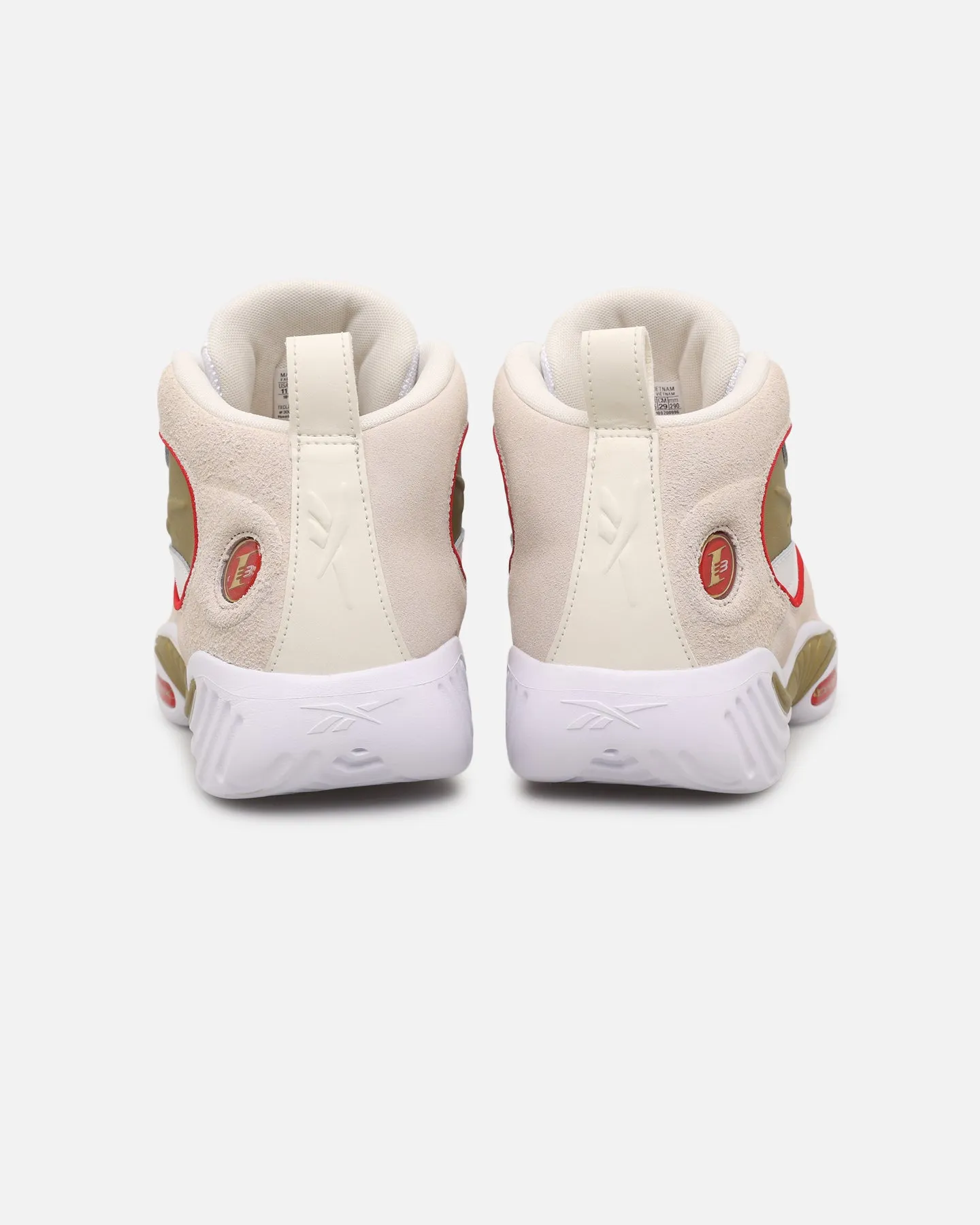 Rebook Answer III White/Chalk White Neutral Glow Leather Upper