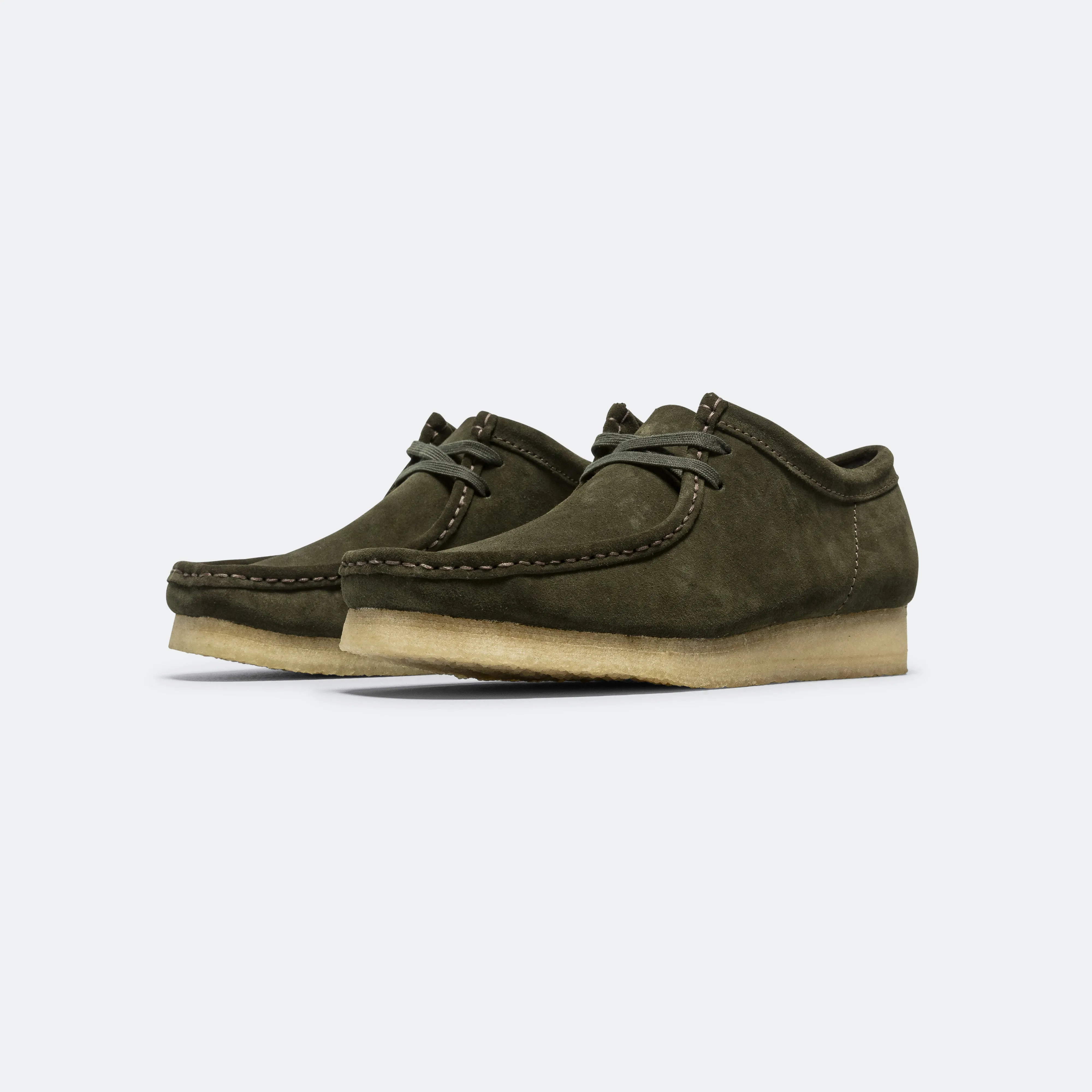 Air Movement Wallabee - Forest Green Suede