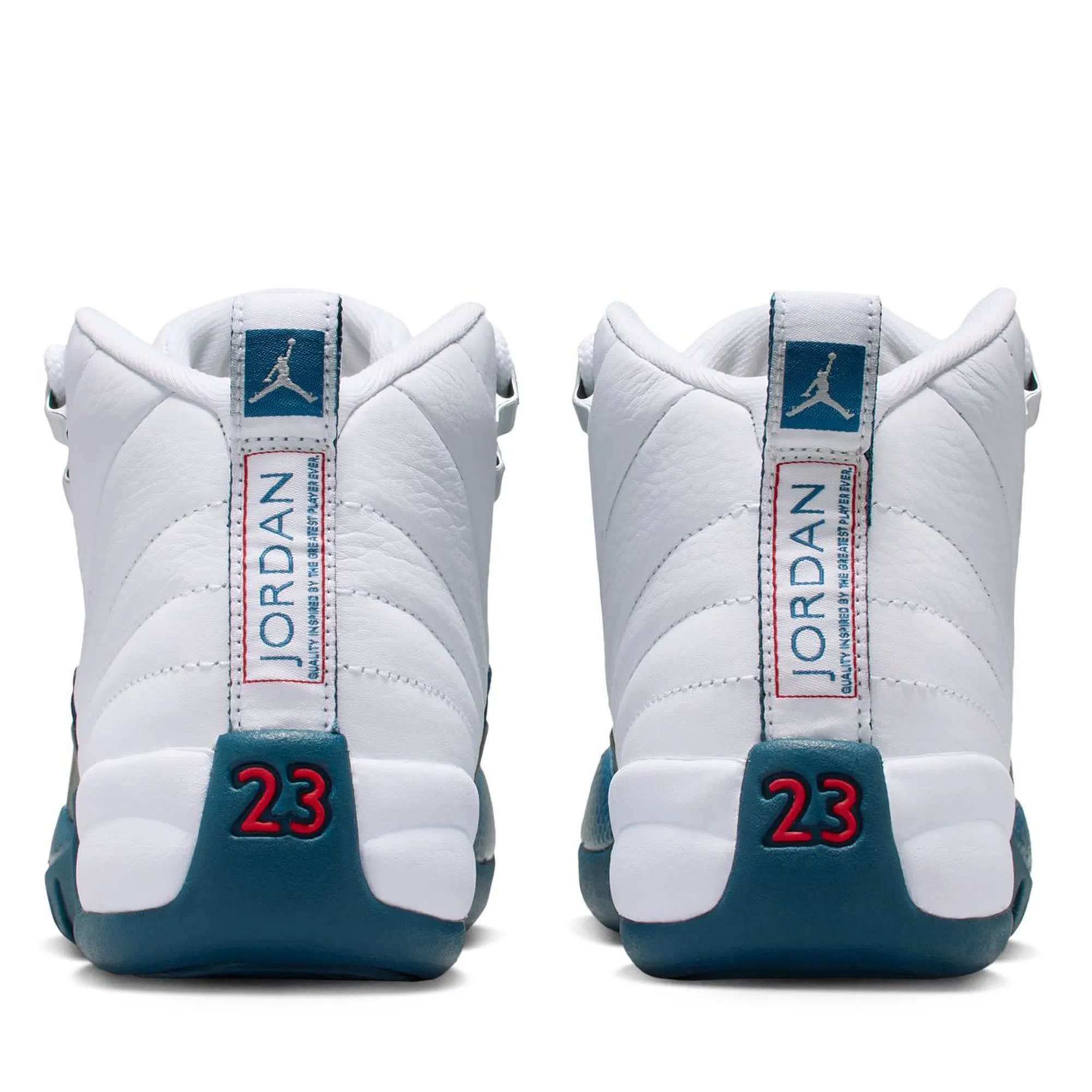 Casual Design Air Jordan 12 Retro (GS) - White/French Blue