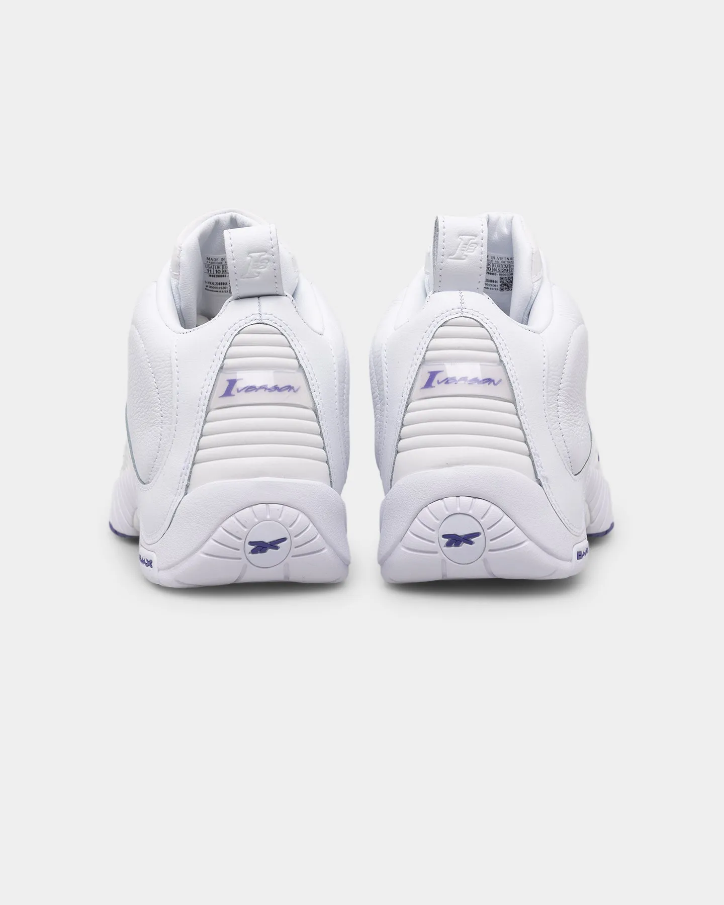 Reebok Answer IV Footwear White/Team Purple Deep Grip