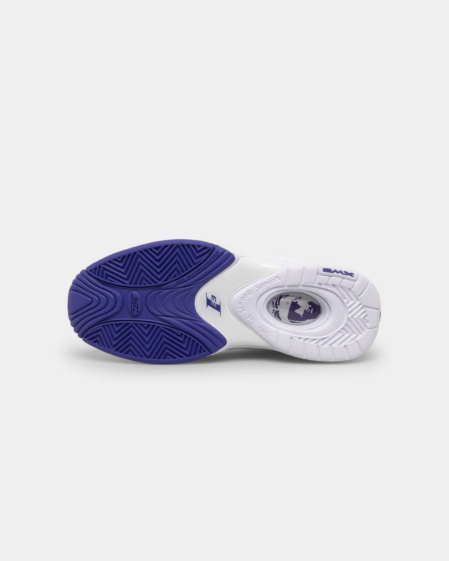 Kind Glow Petite Fit Reebok Answer IV Footwear White/Team Purple