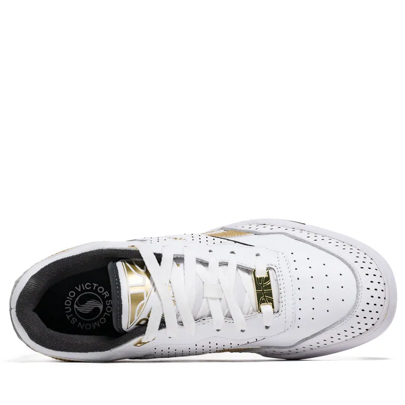 Reebok BB 4000 II - White/Gold Breathable Ease
