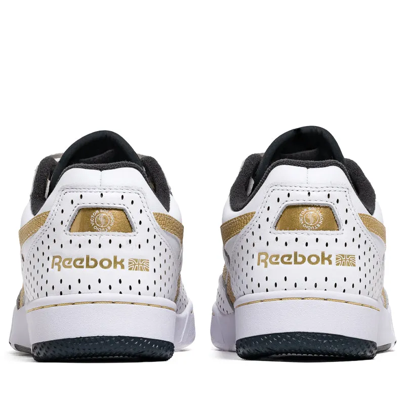 Soft Upper Breathable Comfort Reebok BB 4000 II - White/Gold