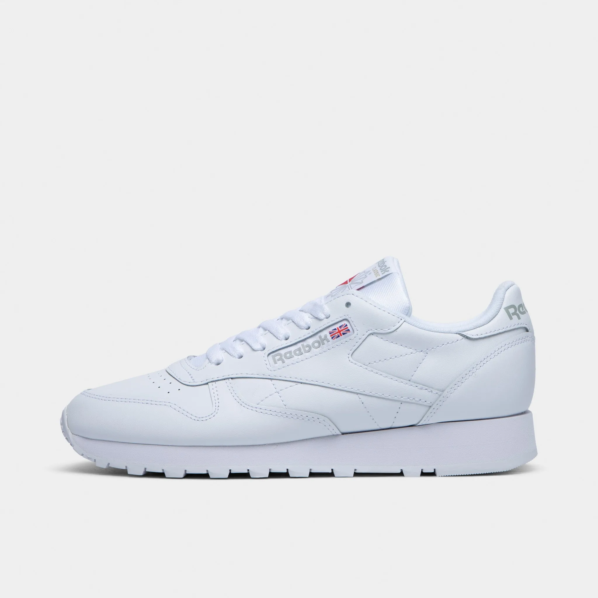 Reebok Classic Leather White / White Running Comfort Low Arch