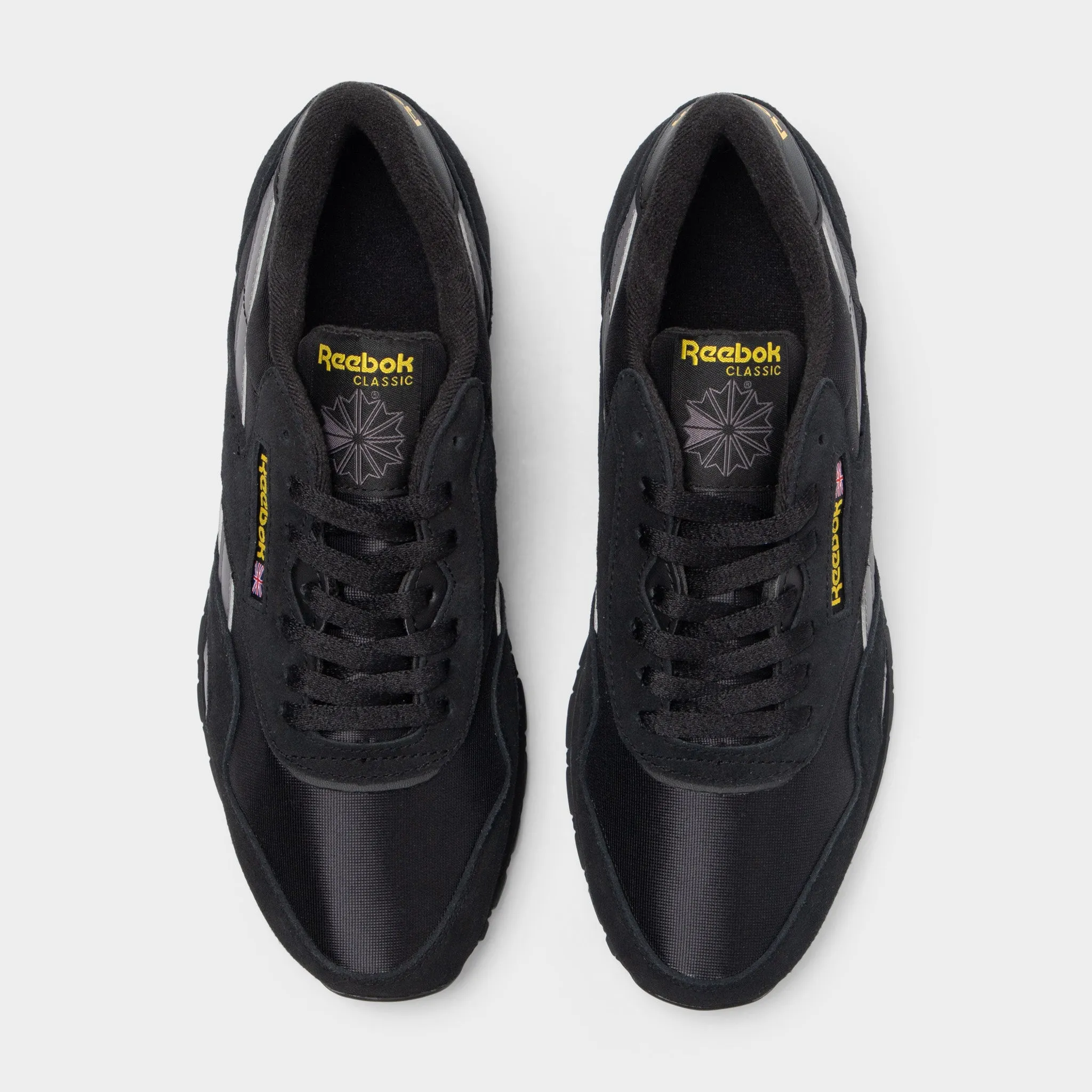 Reebok Classic Nylon Black / Overcast Grey - Golden Haze Men Mode Smart option