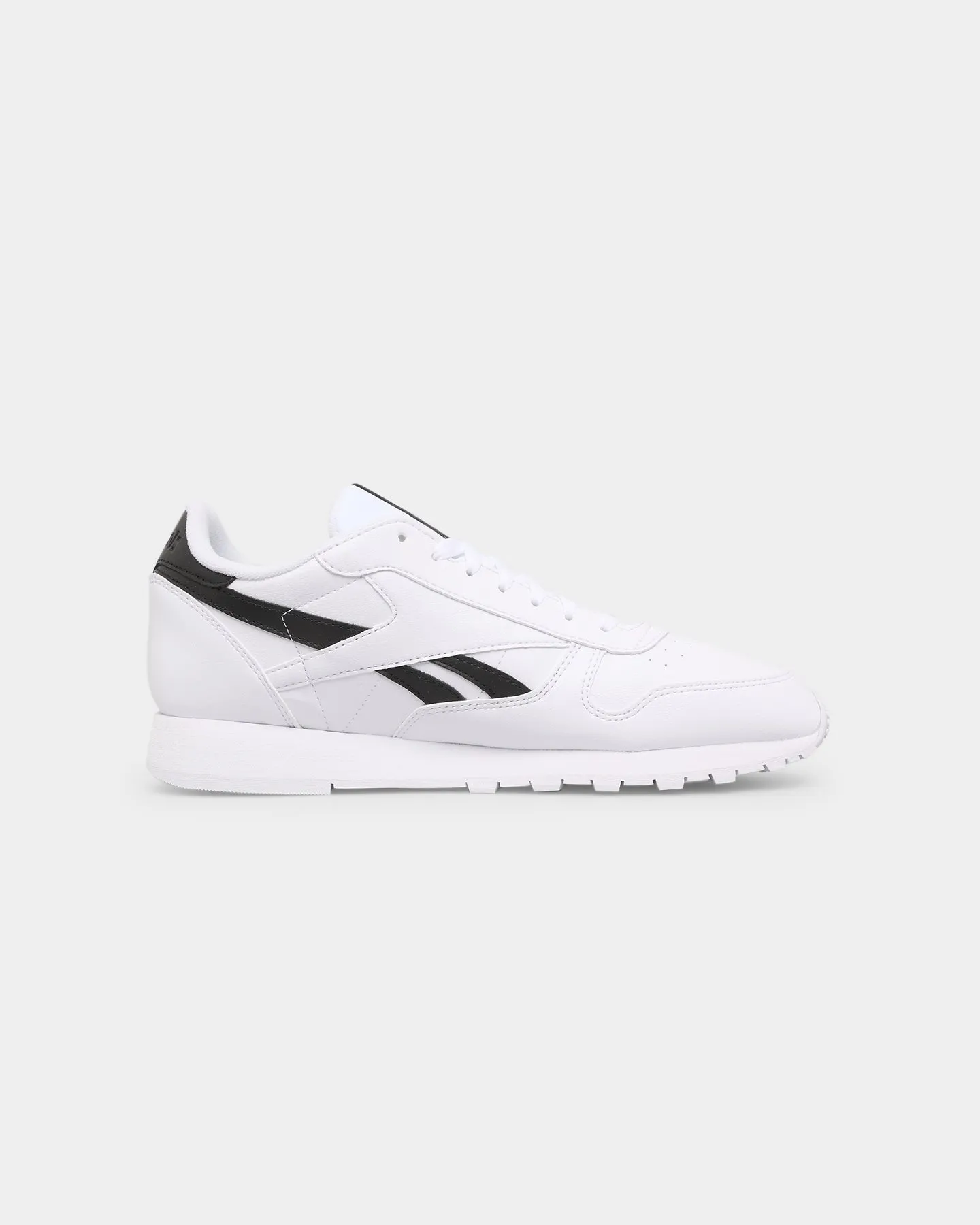 Reebok Classic Vegan Leather Sneaker White/Classic Black Rain Step Island Vibe