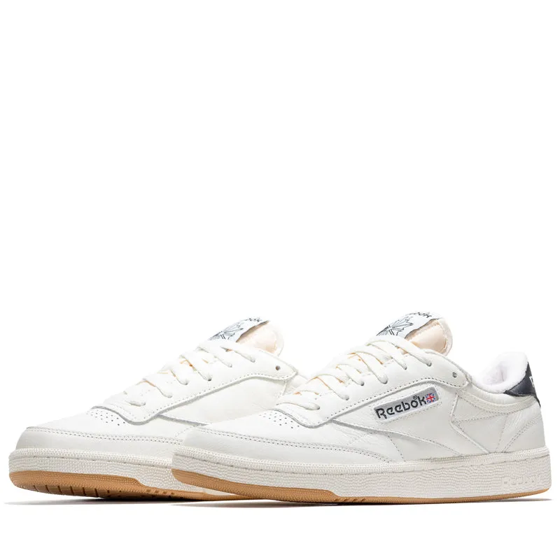 Reebok Club C 85 Vintage - White/Black Quiet Step Endurance Style.