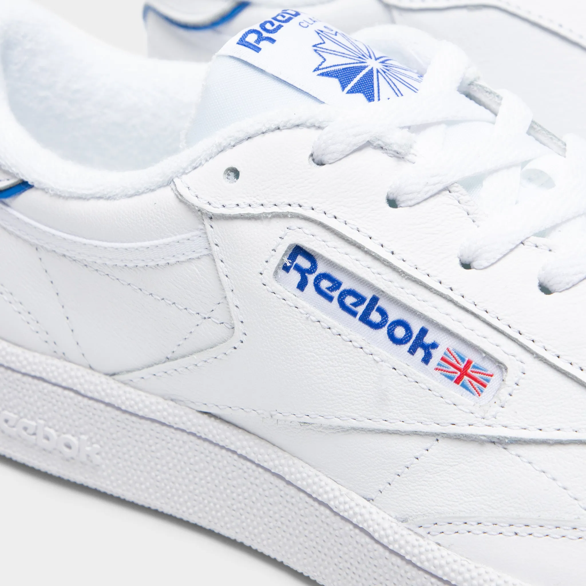 Reebok Club C 85 White / White - Optimum Blue King Strong