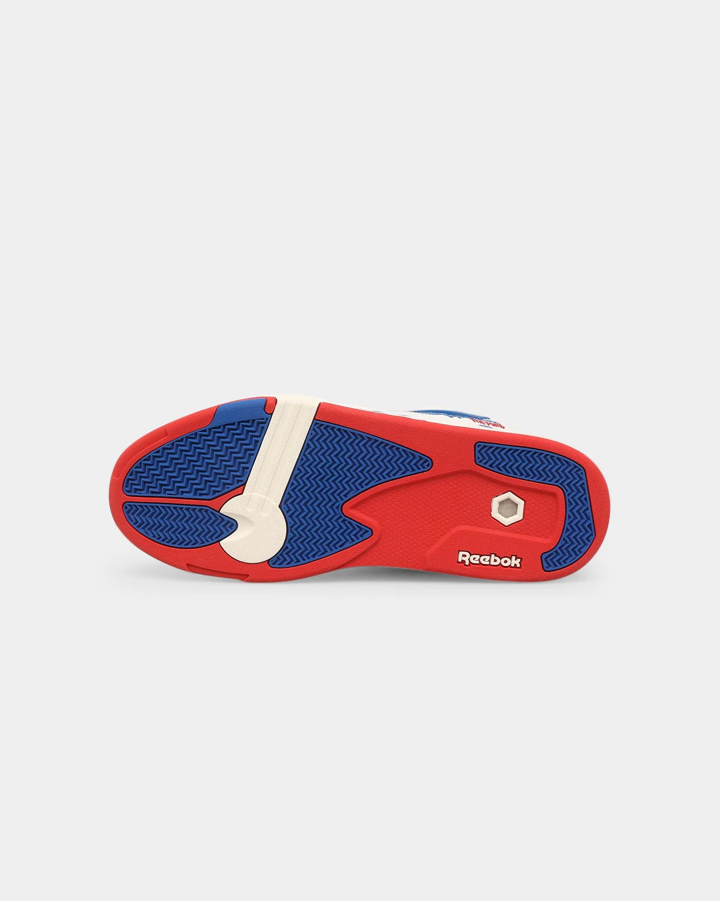 Harbor Mood Reebok Pump Omni Zone II Chalk/Vector Blue/Vector Red