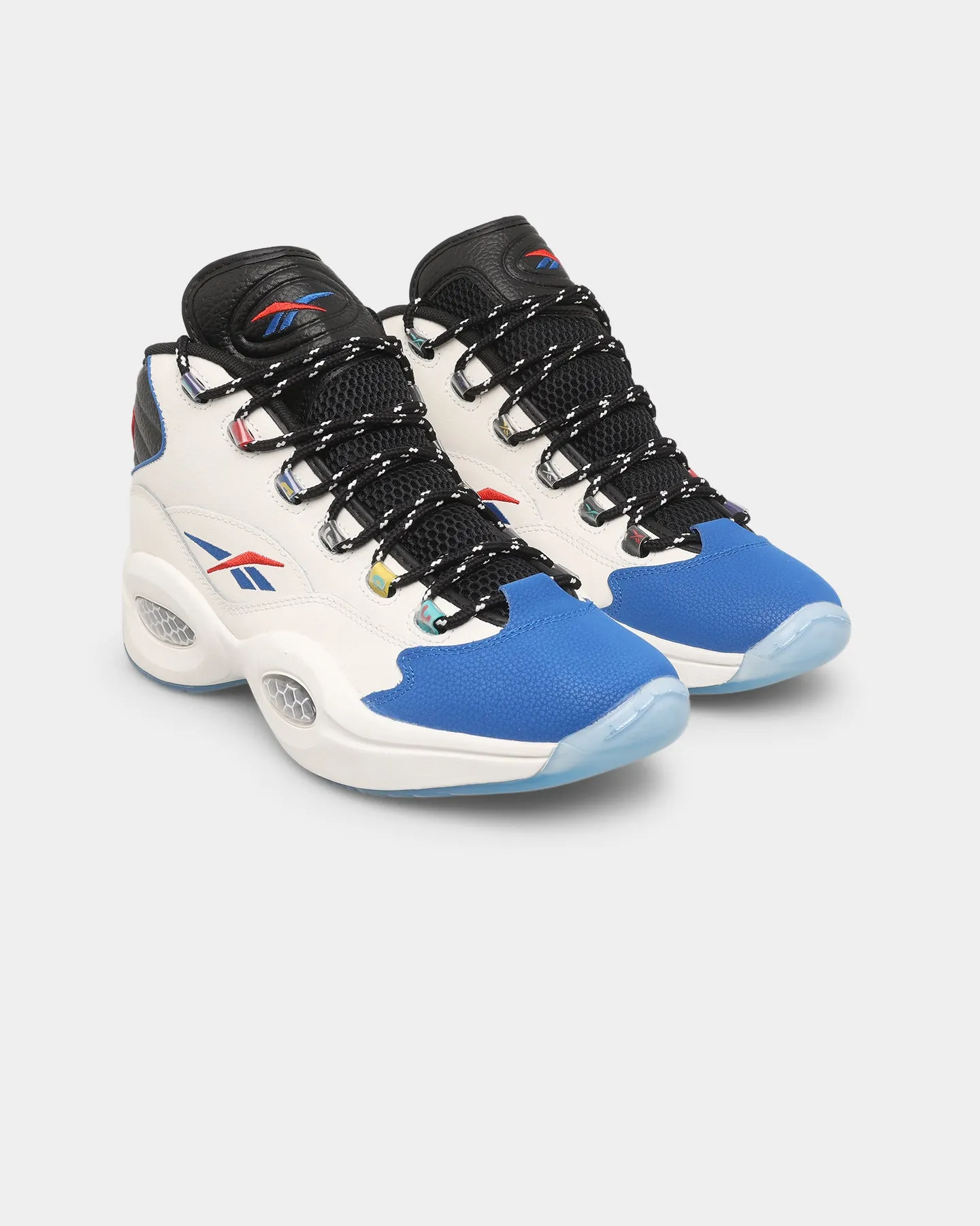 Reinforced toe Reebok Question Mid Chalk/Black