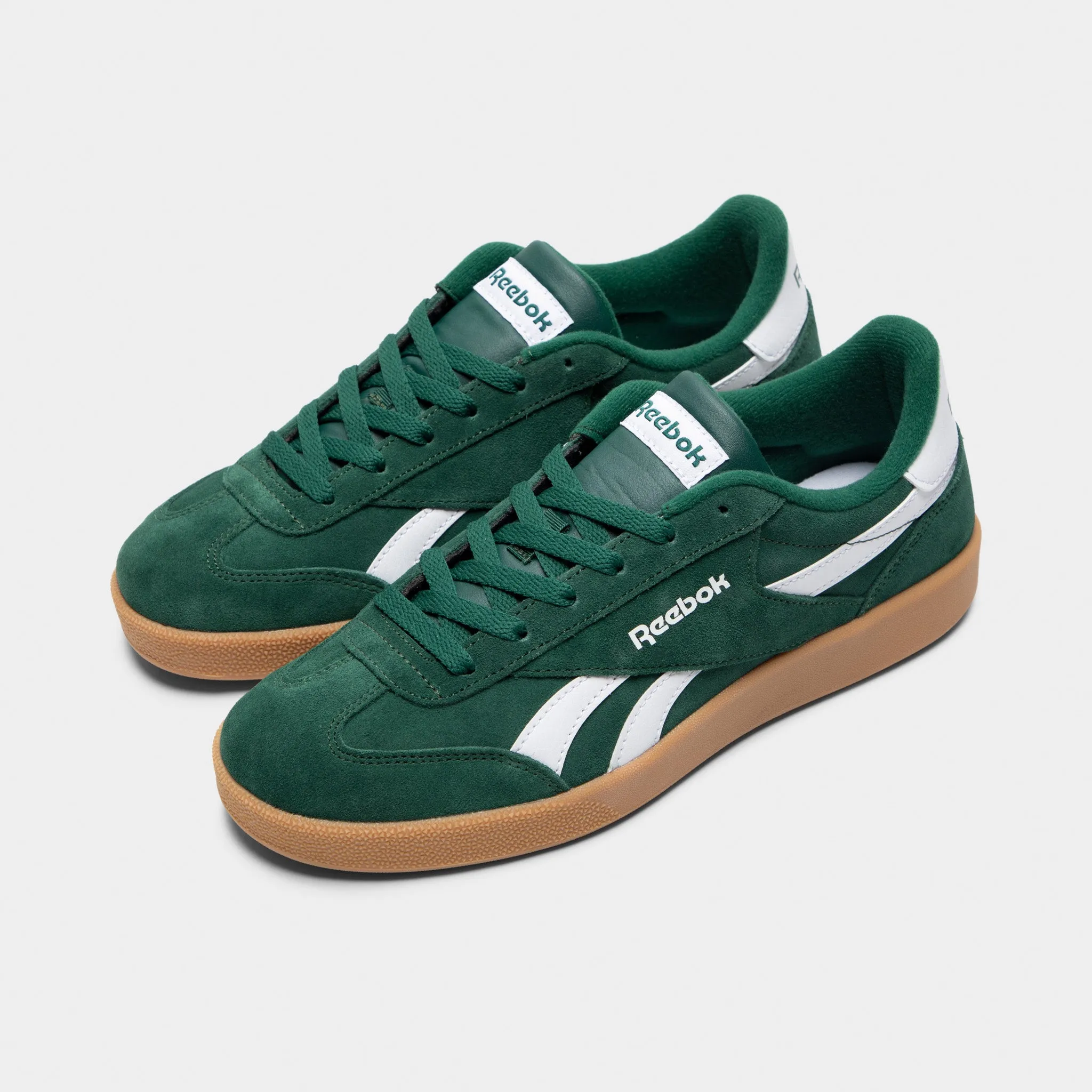 Reebok Smash Edge Dark Green / White - Gum Flexible Sole