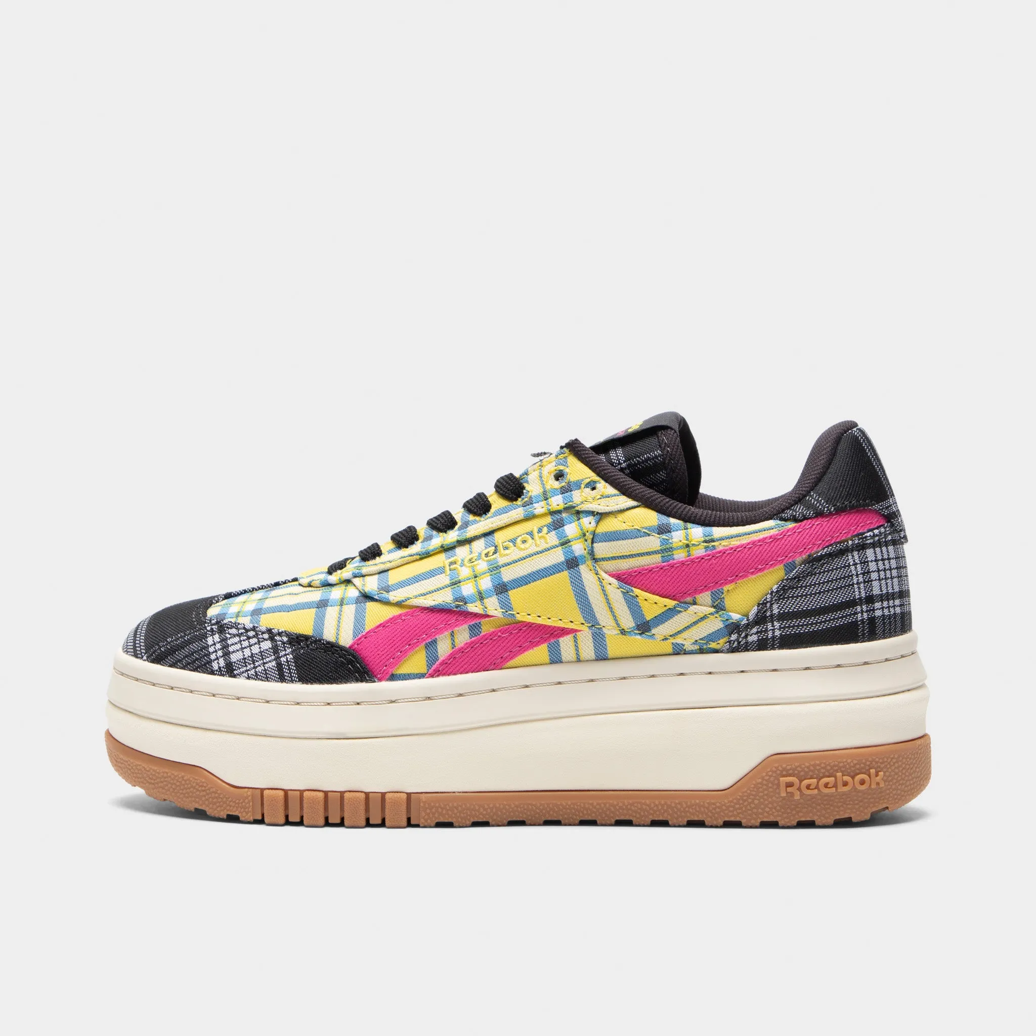 Soft Cushioned Upper Stair Run Reebok Women's Campio Extra / Cher & Dee Plaid