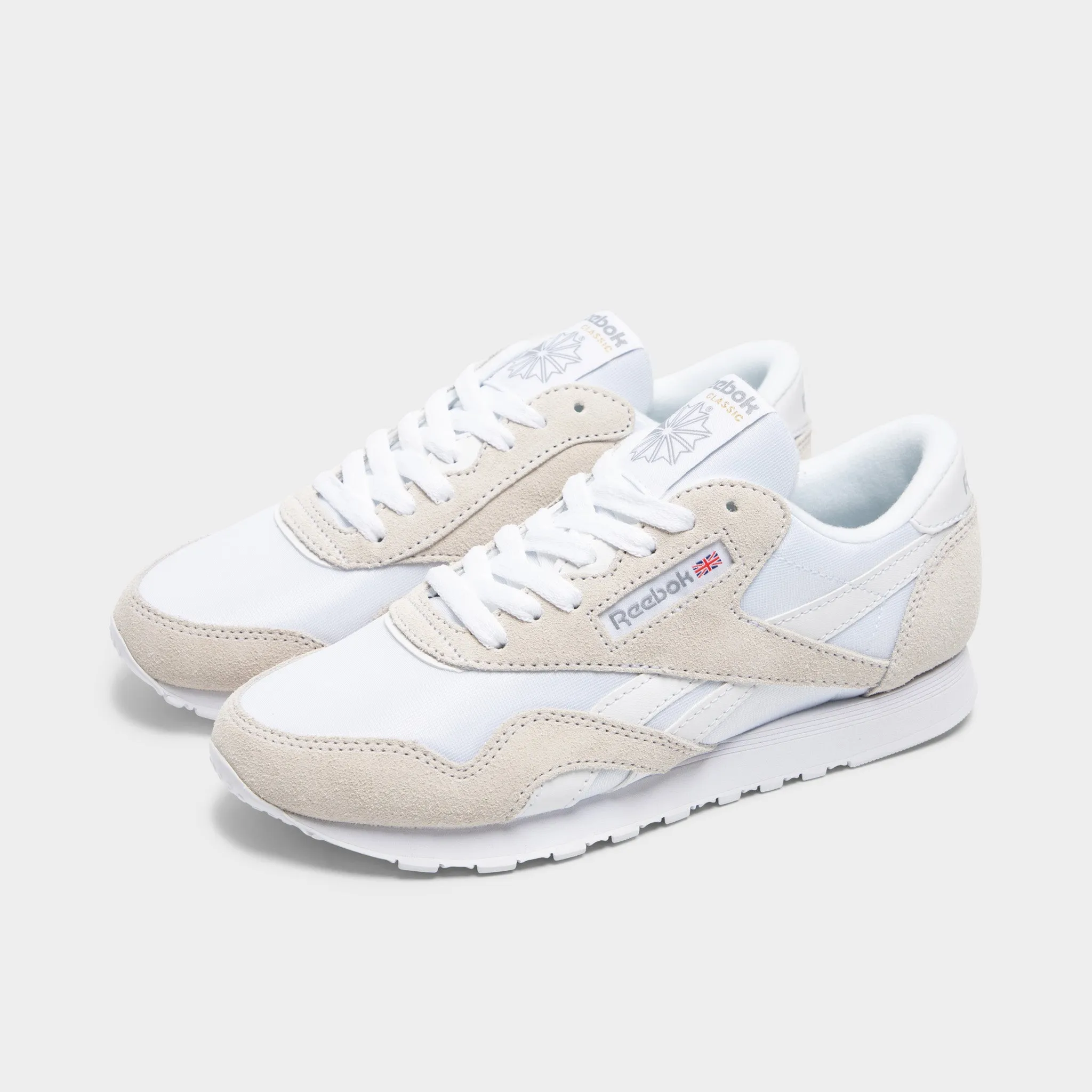 Reebok Women's Classic Nylon White / Grey Foot Glow Summer Heat