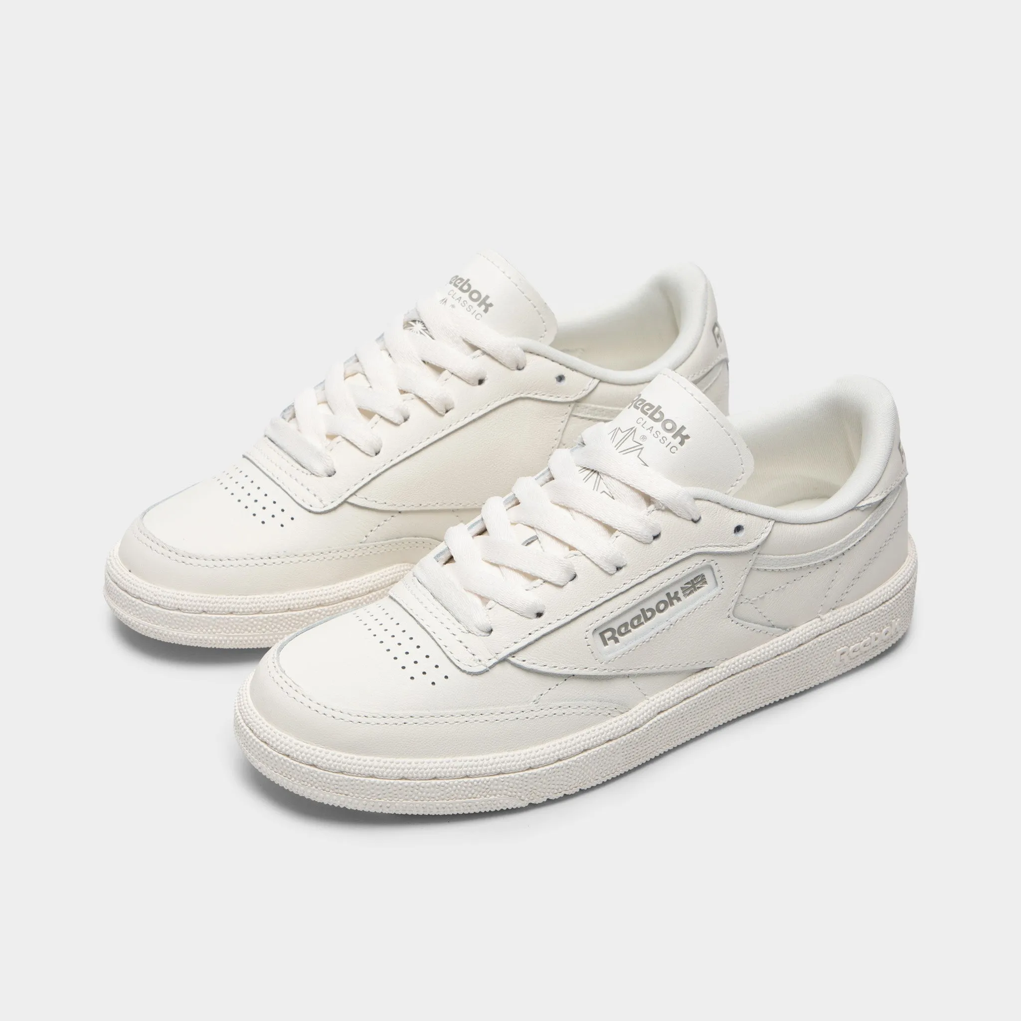 Comfort Step Reebok Women's Club C 85 Chalk / Chalk - Gritty Grey
