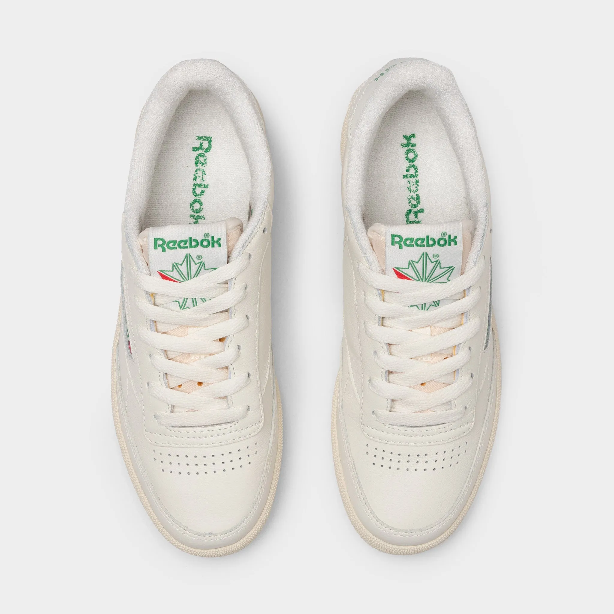 Sneakers Reebok Womens' Club C 85 Vintage Chalk / Alabaster - Green