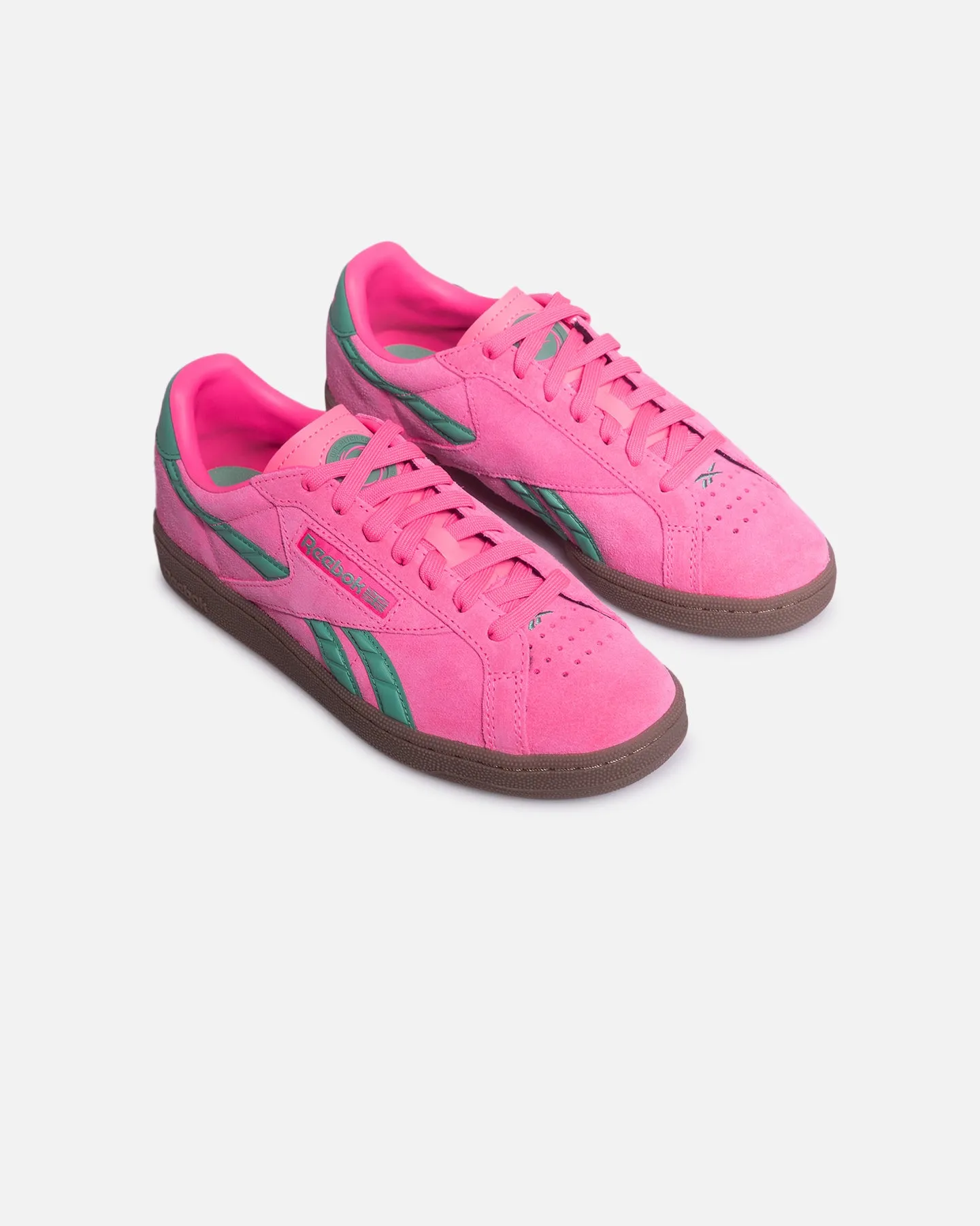 Reebok Women's Club C Grounds UK Pink/Green eastern