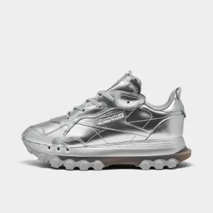 Travel Choice Marathon Day Reebok x Cardi B Women's Classic Leather Pewter / Black