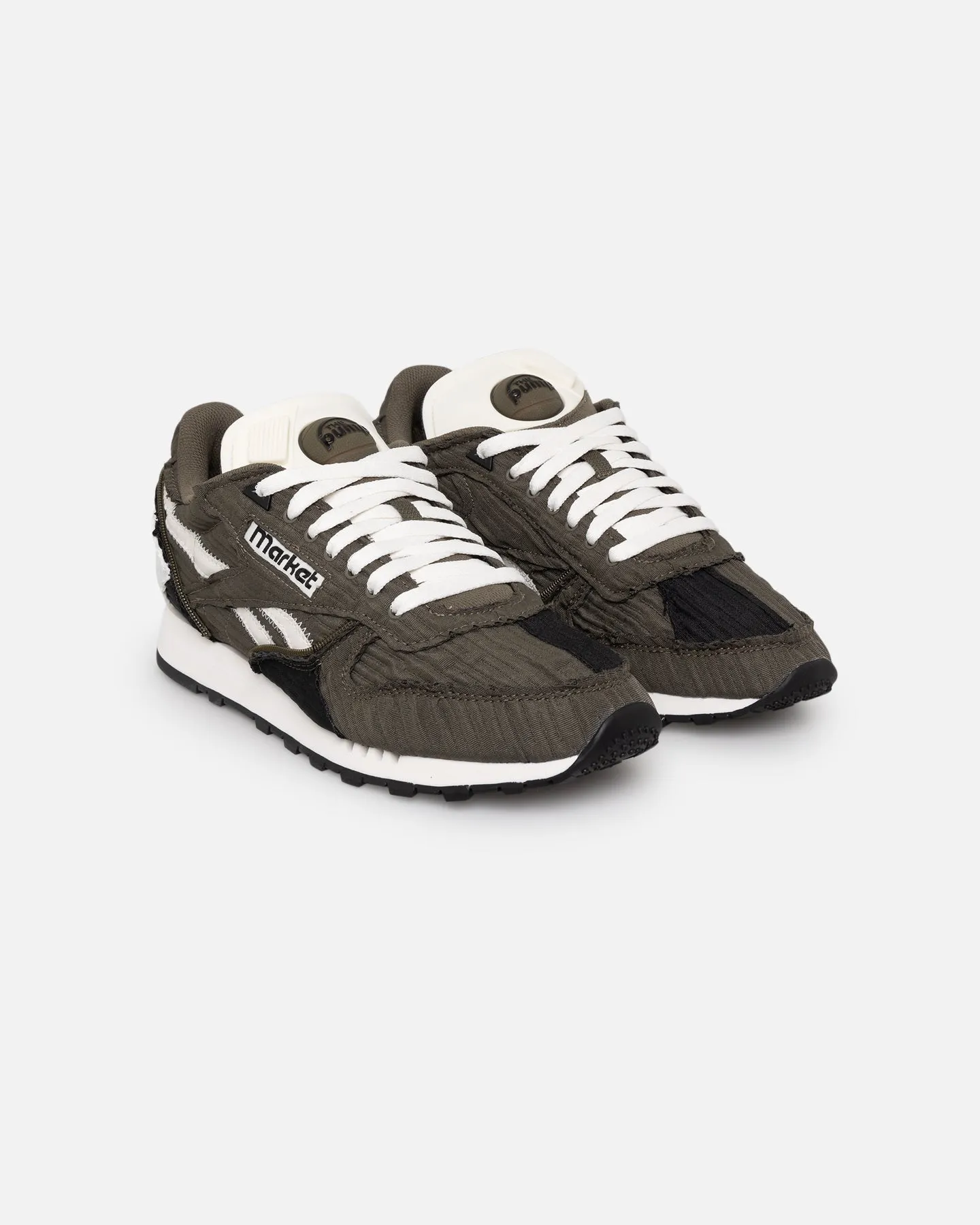 Season Ease Reebok X MARKET Classic Leather Pump Army Green/Core Black