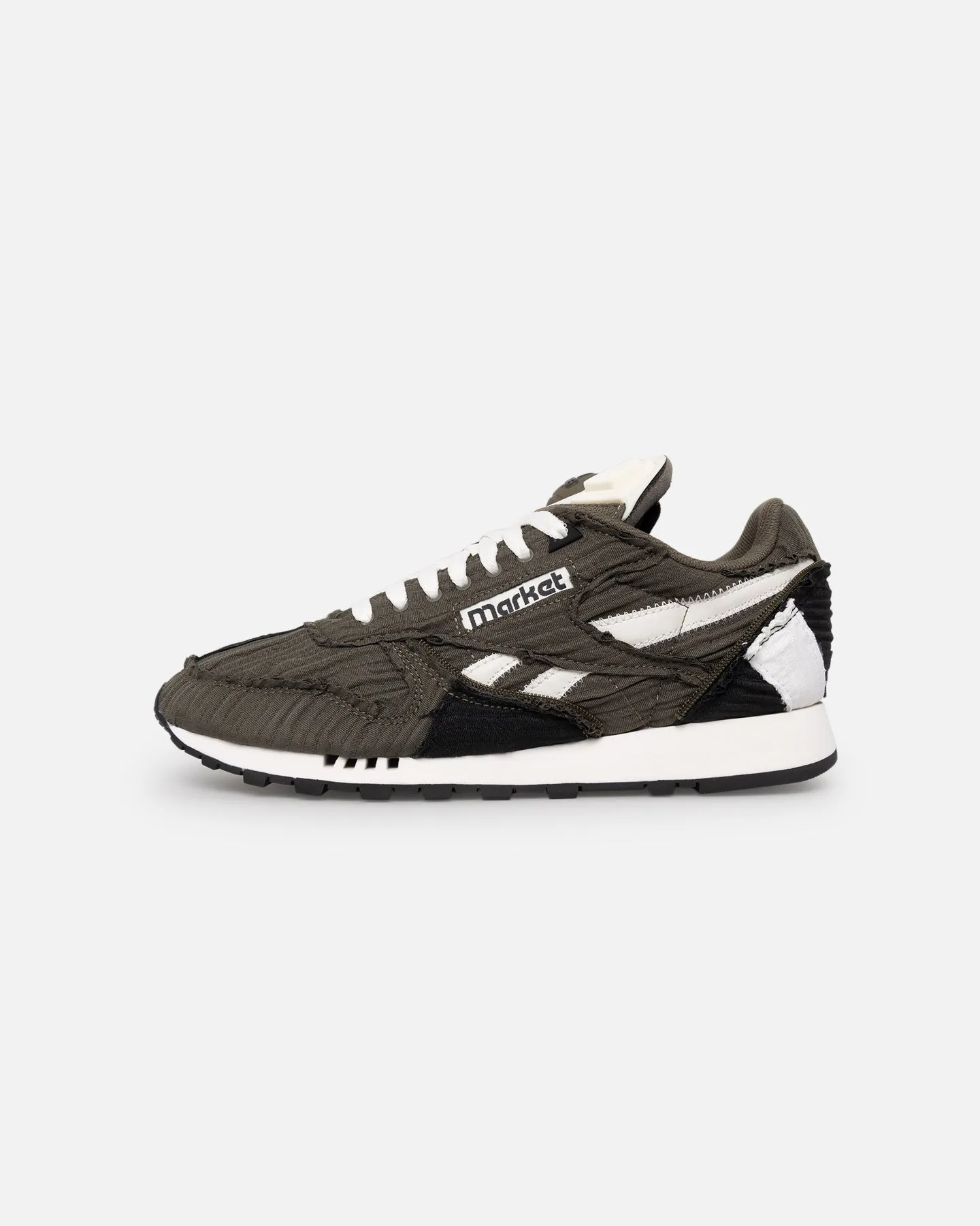 Reebok X MARKET Classic Leather Pump Army Green/Core Black Soft Cushioning