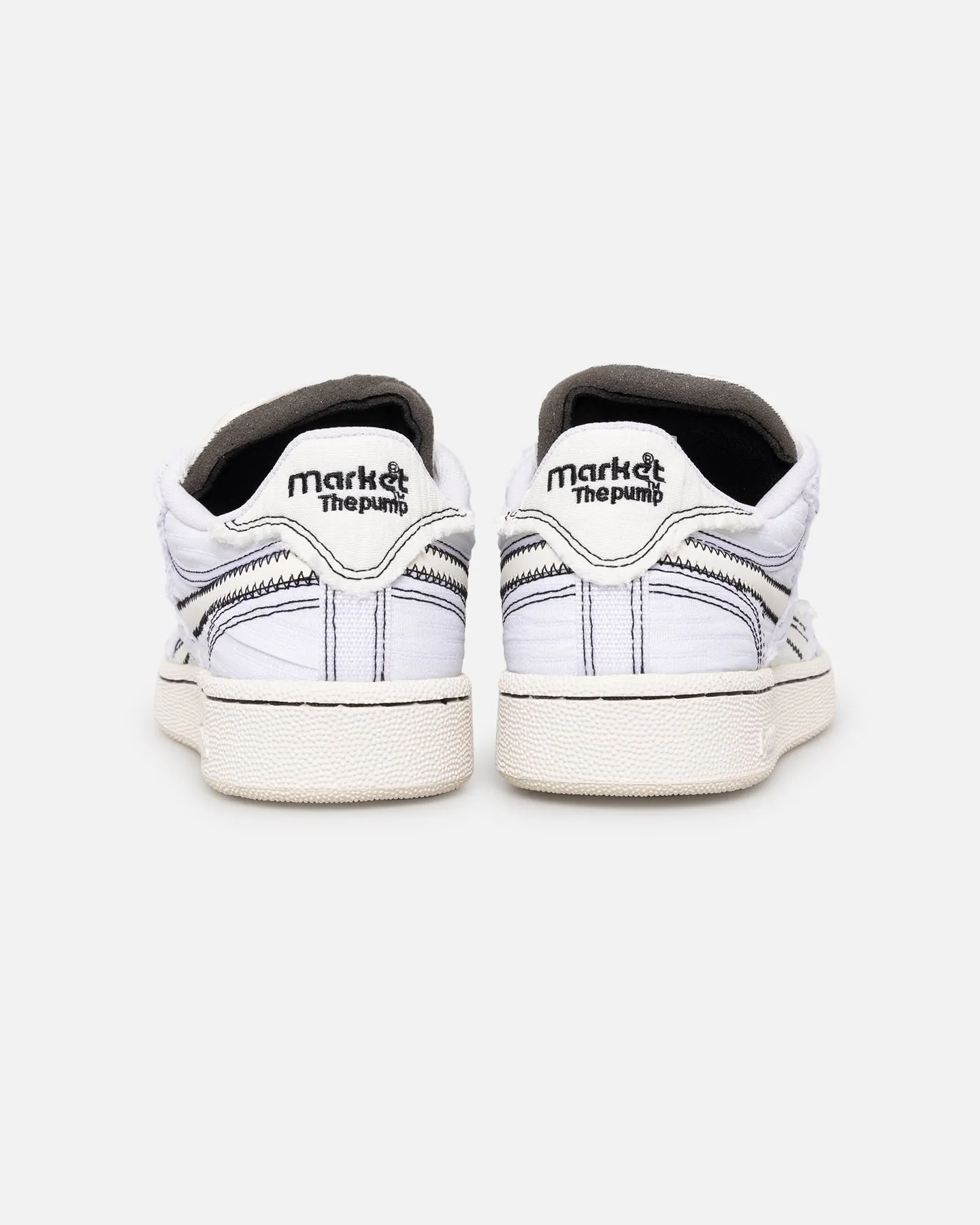 Reebok X MARKET Club C 85 Pump Footwear White/Chalk Petite Fit Fight Mode