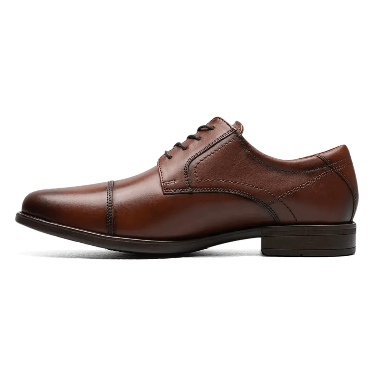 Florsheim Men's Midtown Cap Toe Oxford Cognac Leather Endless Shade