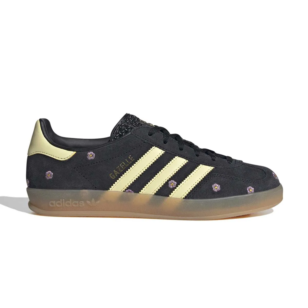 Wmns Gazelle Indoor 'Black Almost Yellow' brogues kids'