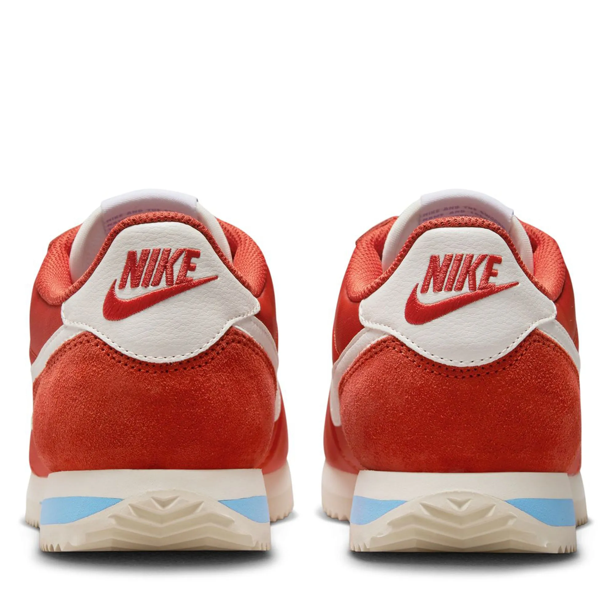 Women's Nike Cortez Textile - Picante Red/Sail Ergonomic Toe Box Ready Anywhere