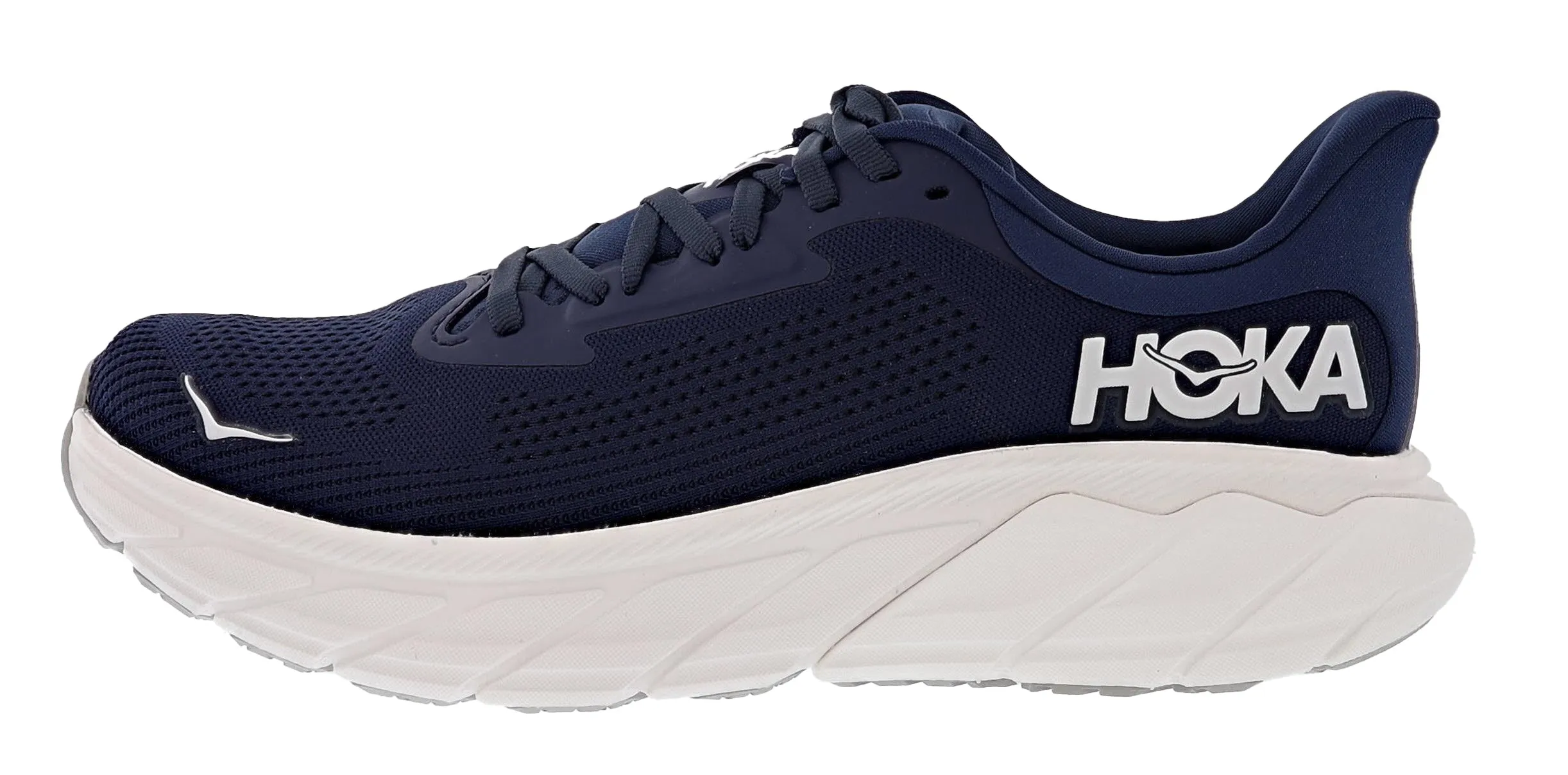 Hoka Men's Arahi 7 Cushioned Everyday Running Shoes dynamic - movement