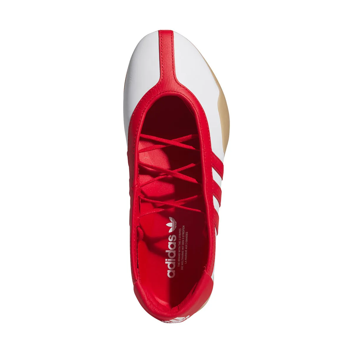 Wmns Taekwondo Mei Ballet 'Cloud White Better Scarlet' Supportive arch