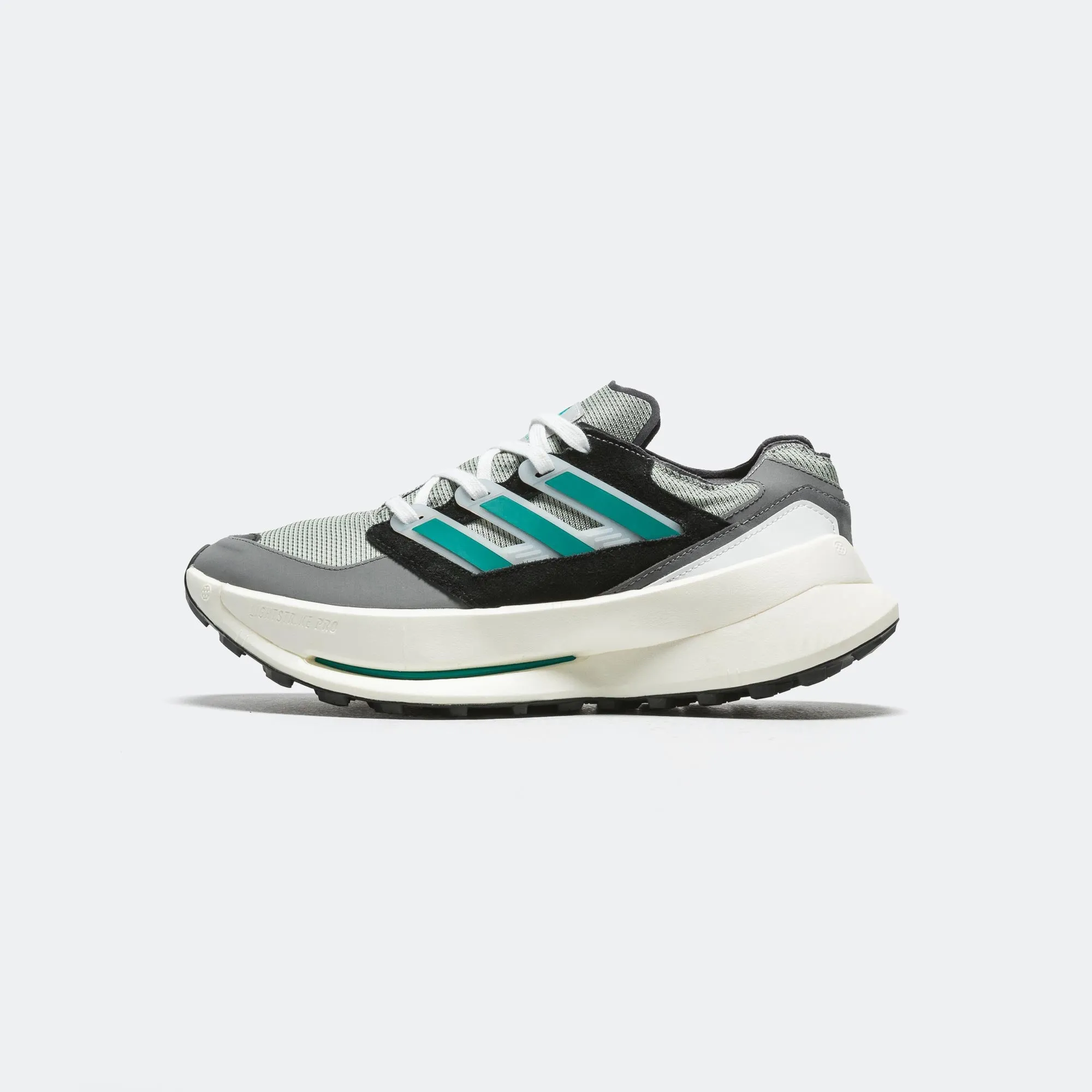 Compression Molded Sole Airflow Optimized Structure Equipment Agravic - Grey Two/Magic Beige-Footwear White