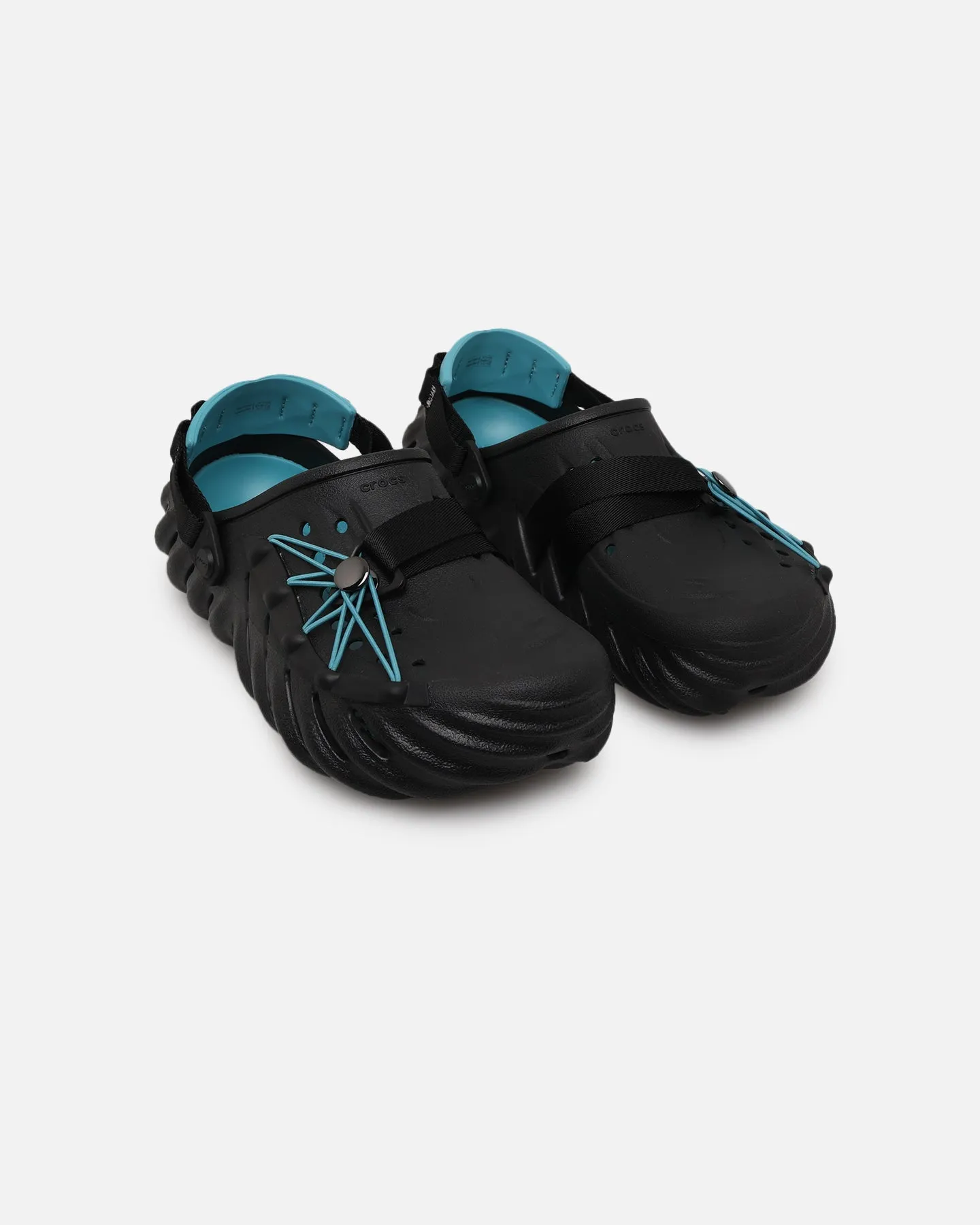 Mind Ease Crocs Echo Reflective Laces Clog Black
