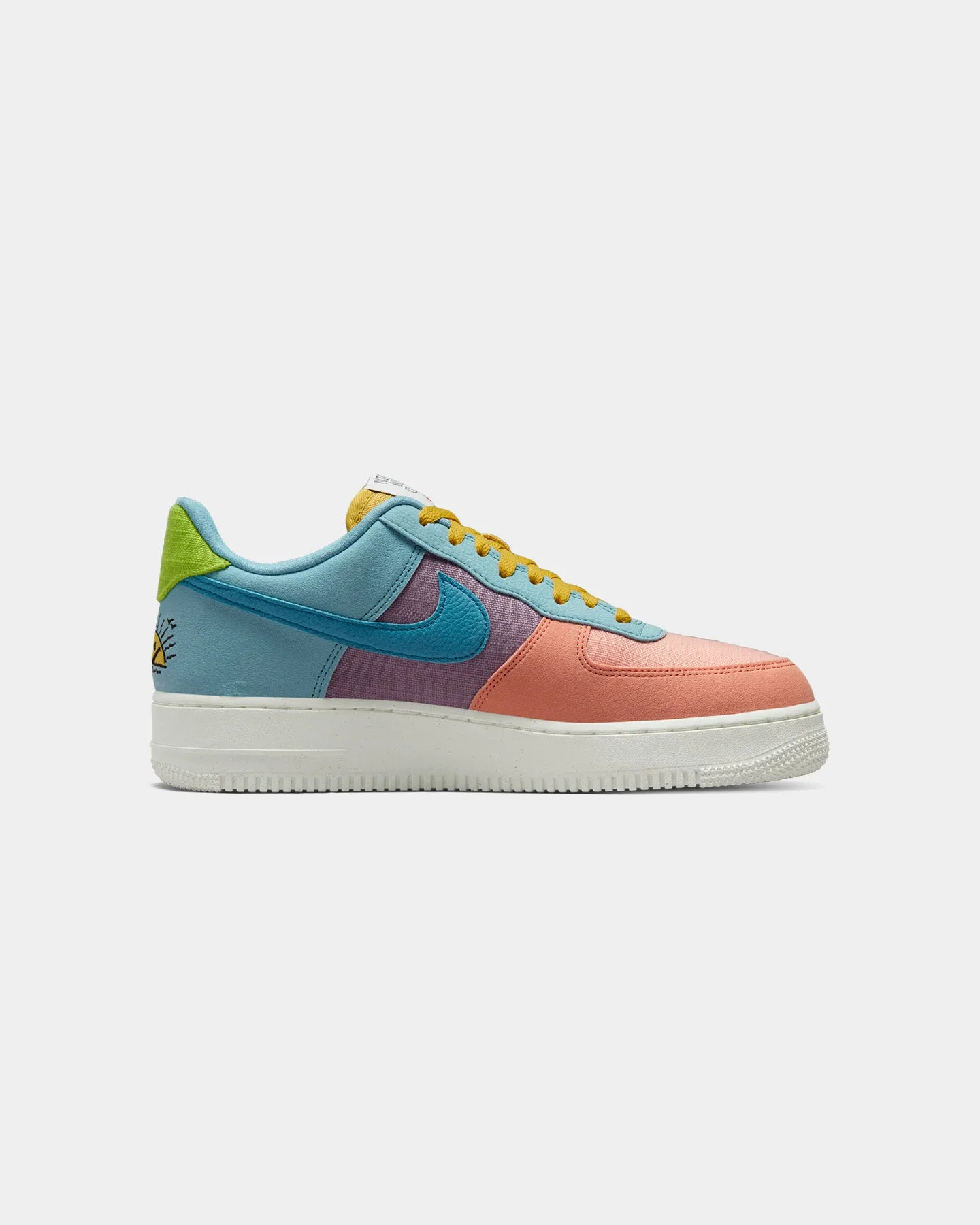 Mesh Metal Edge Nike Air Force 1 '07 LV8 Next Nature Sanded Gold/Hot Curry/Wheat Grass