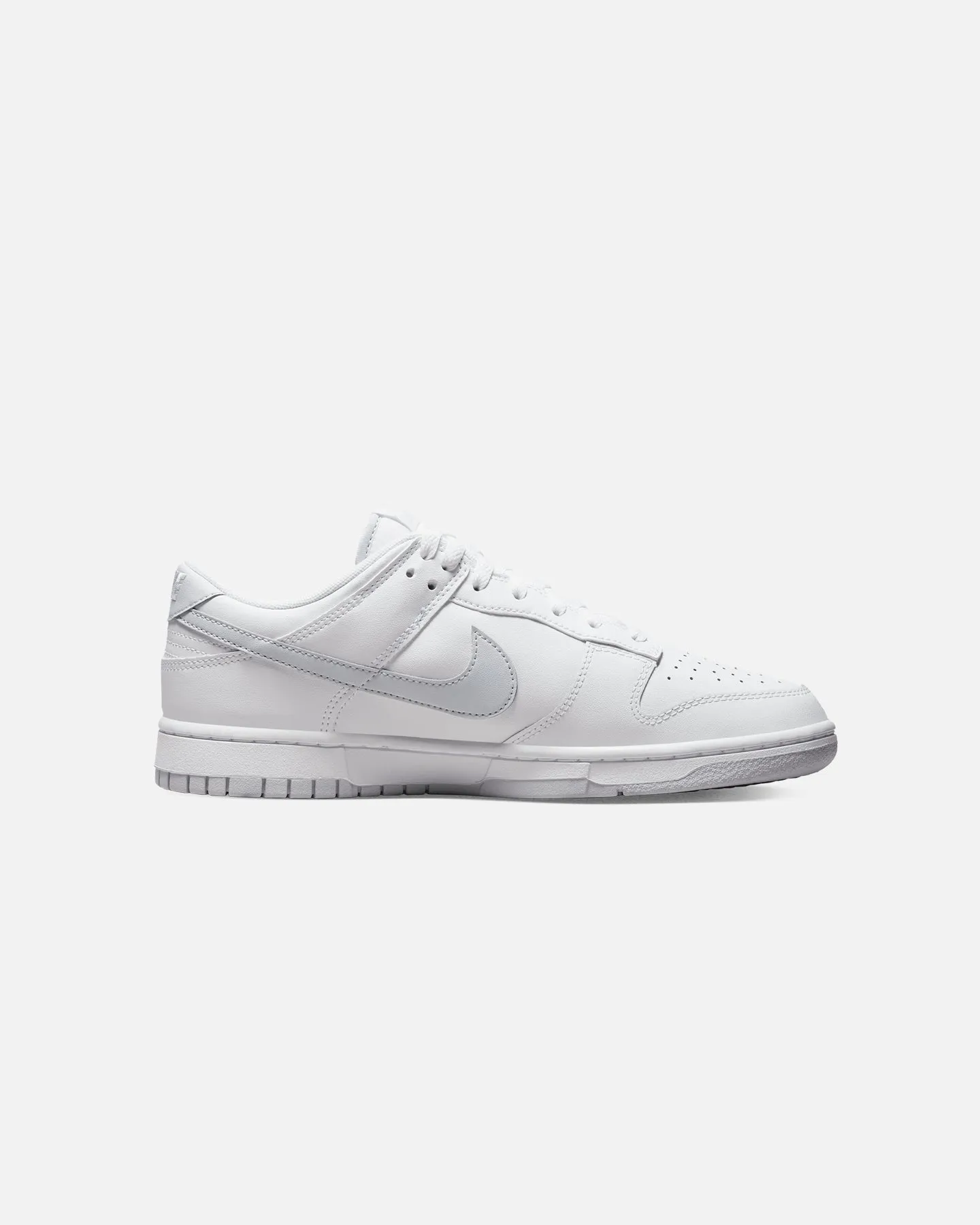Flexibility Feature Modern Bold Nike Dunk Low Retro White/Pure Platinum