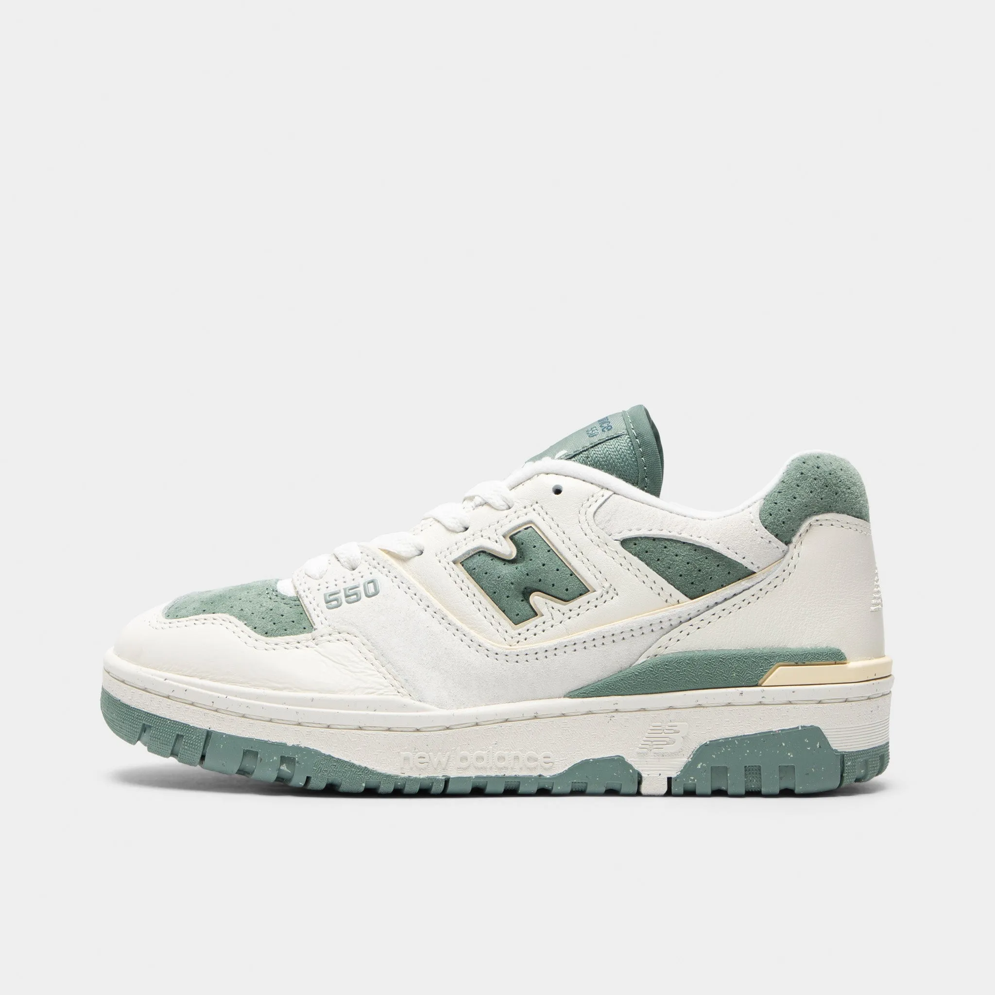 New Balance Women's 550 Sea Salt / Dark Juniper Stride Easy