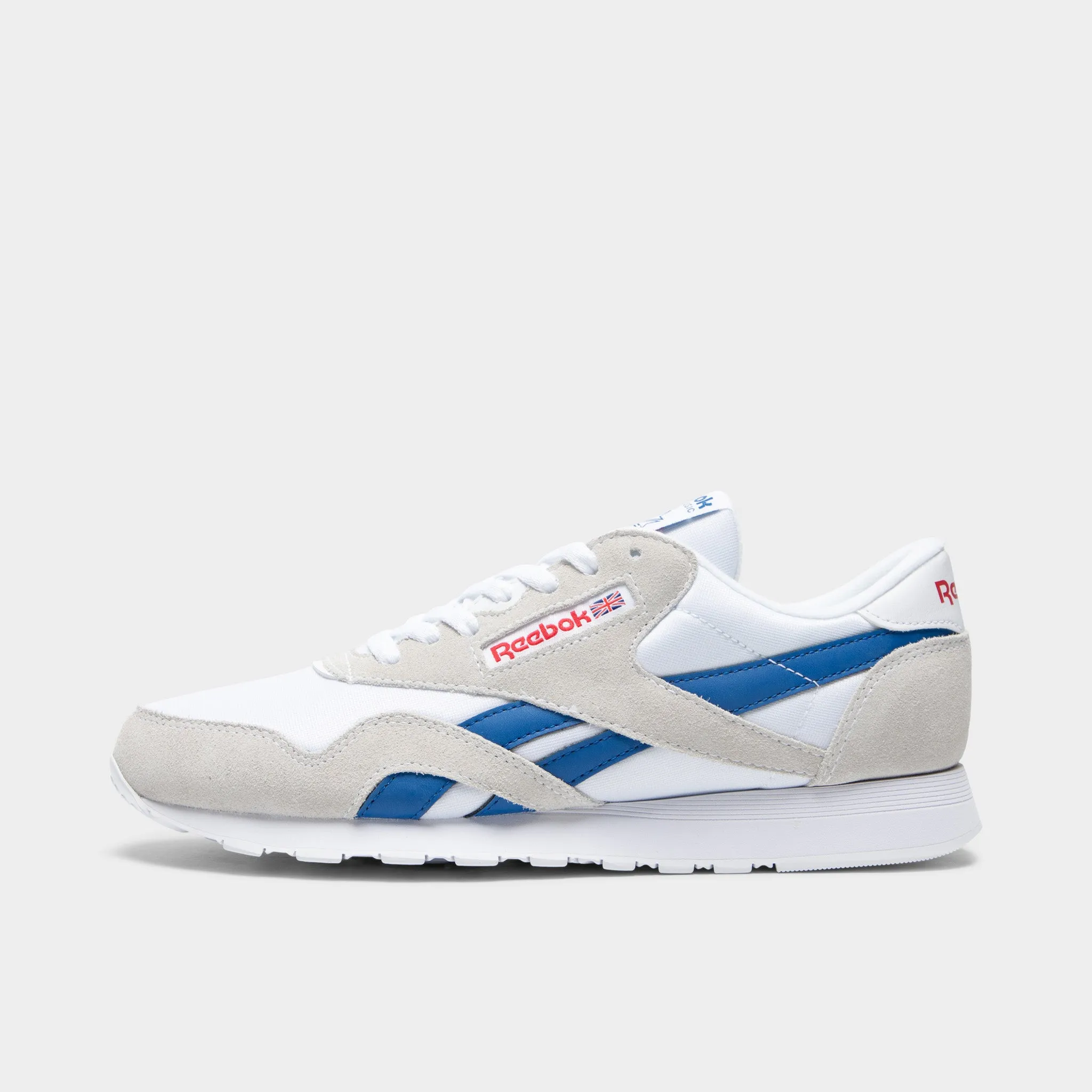 Reebok Classic Nylon White / Vector Blue - Vector Red Spin Hike Natural Movement