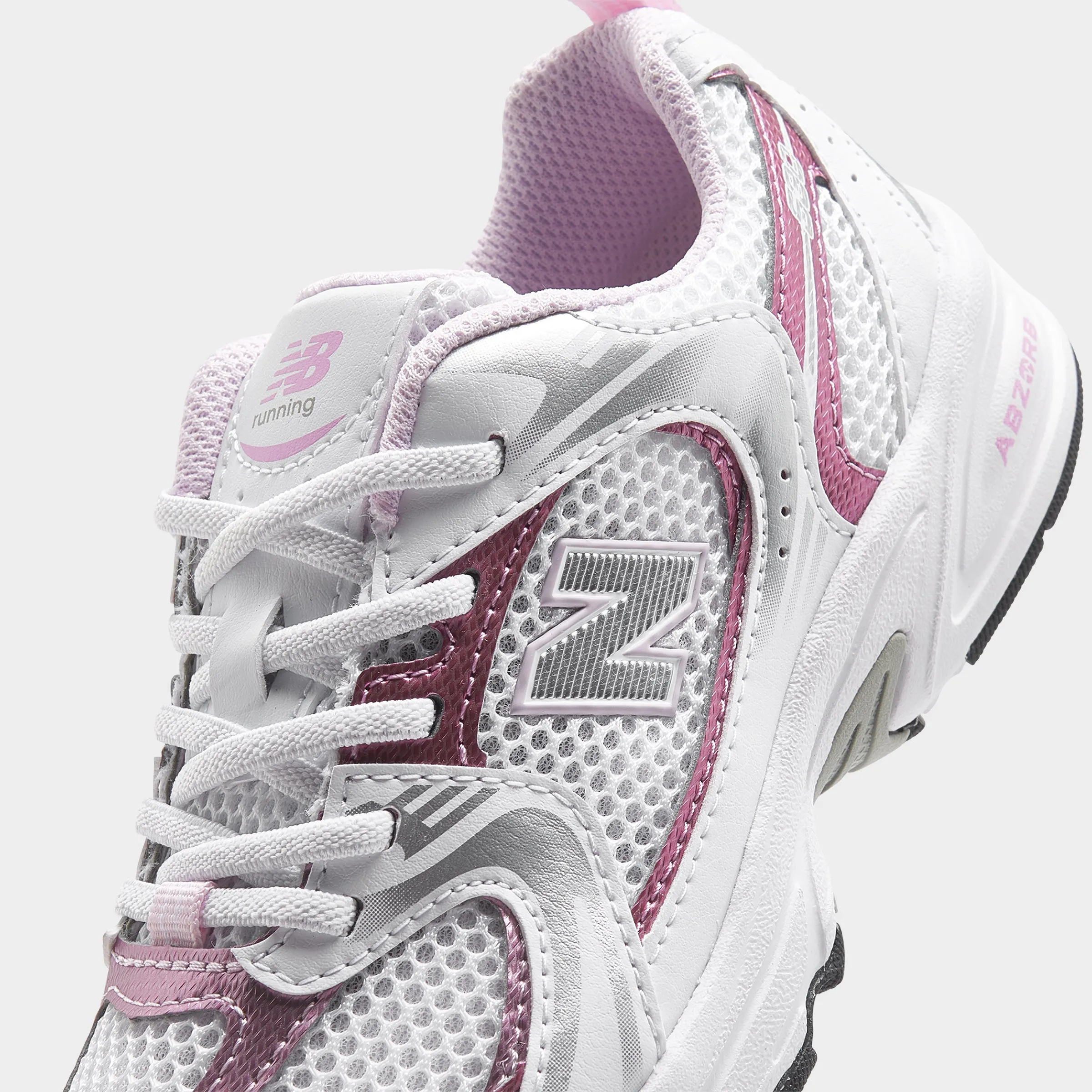 New Balance Children's 530 White / Pink Sugar Desert Path Event Mode