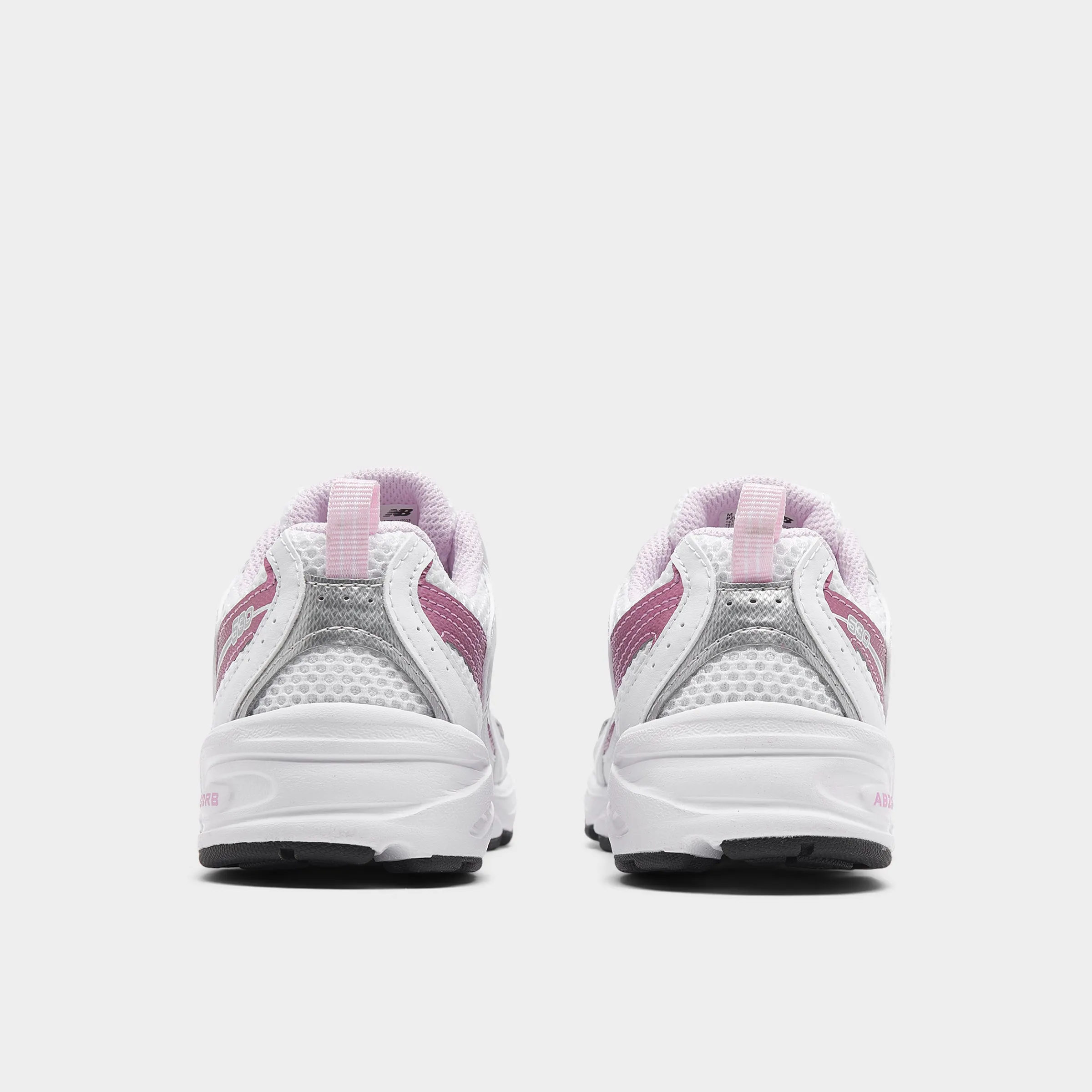 Deep Grip Stone Gray New Balance Children's 530 White / Pink Sugar
