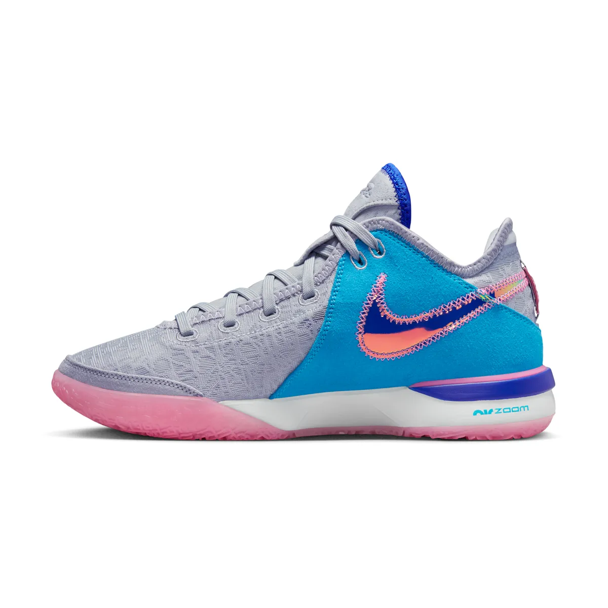 Stable Red Glow Zoom LeBron NXXT Gen EP 'Wolf Grey'