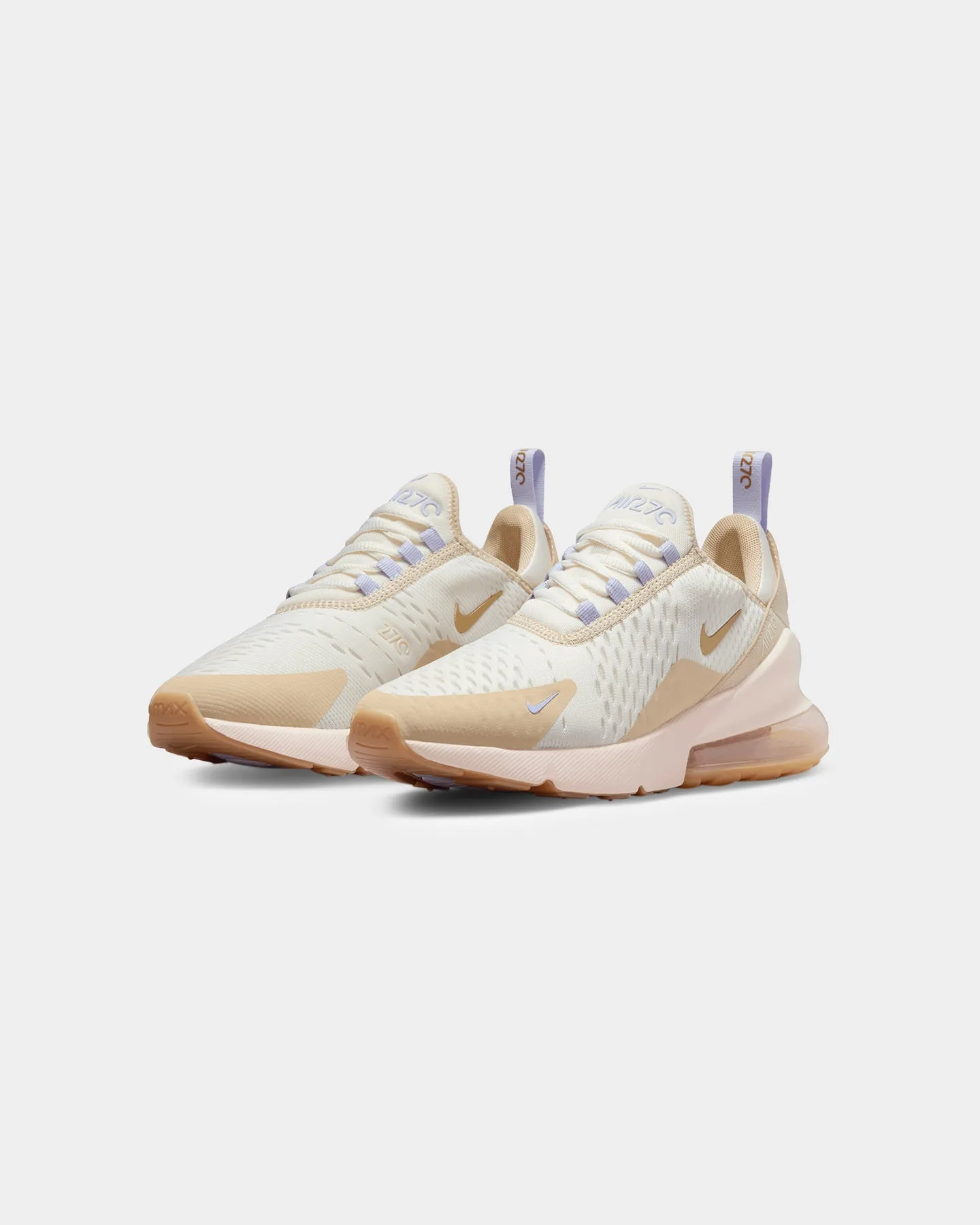 thick - soled Nike Women's Air Max 270 SE Sail/Amber Brown