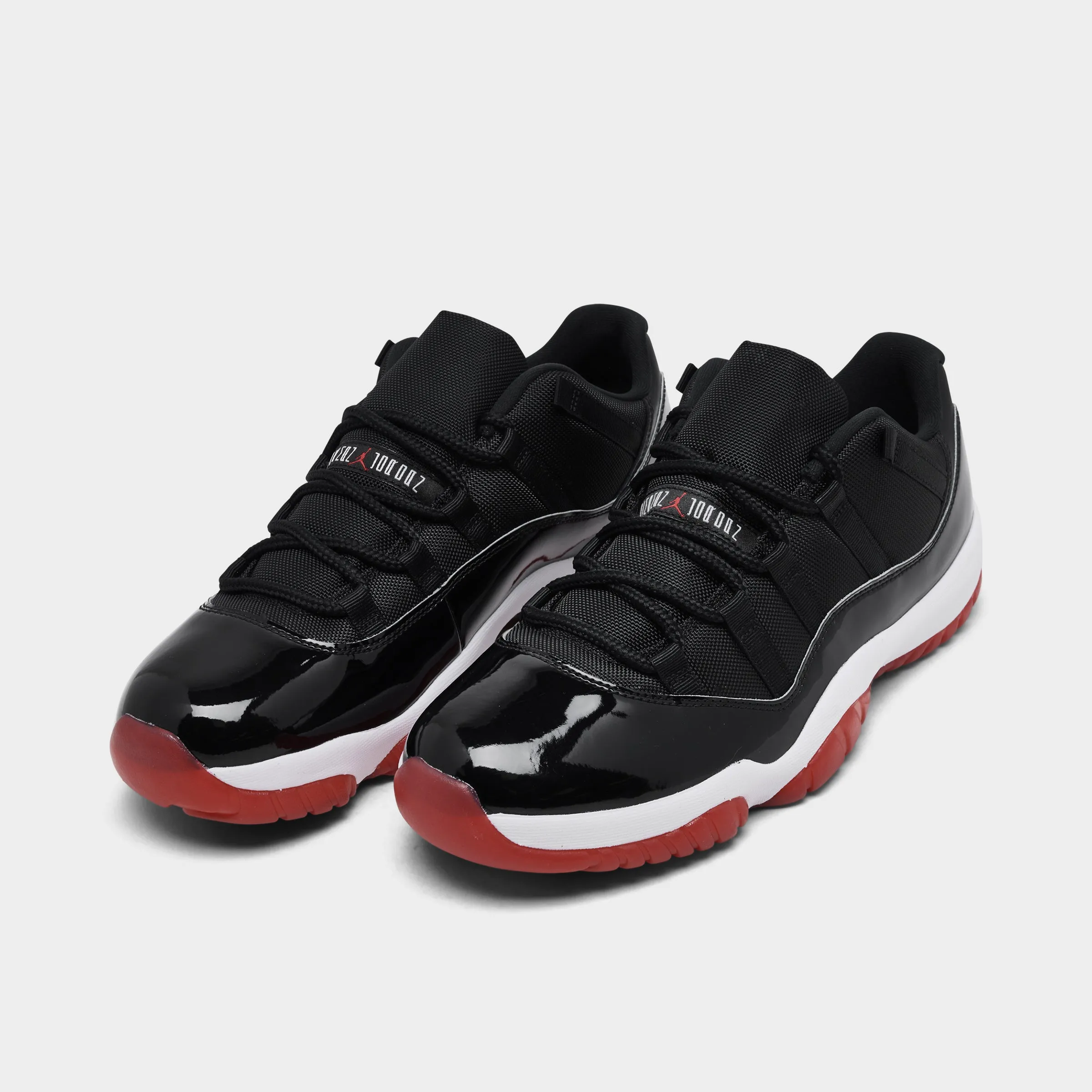 Jordan 11 Retro Low Black / Varsity Red - White Core Flex Kids Fun