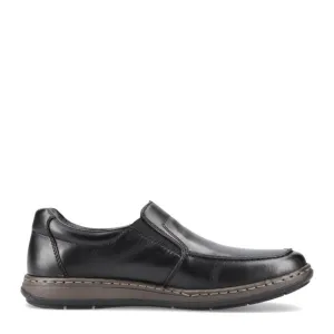 Rieker Slip-On Black Leather Shoes - 17370-00 sharpest