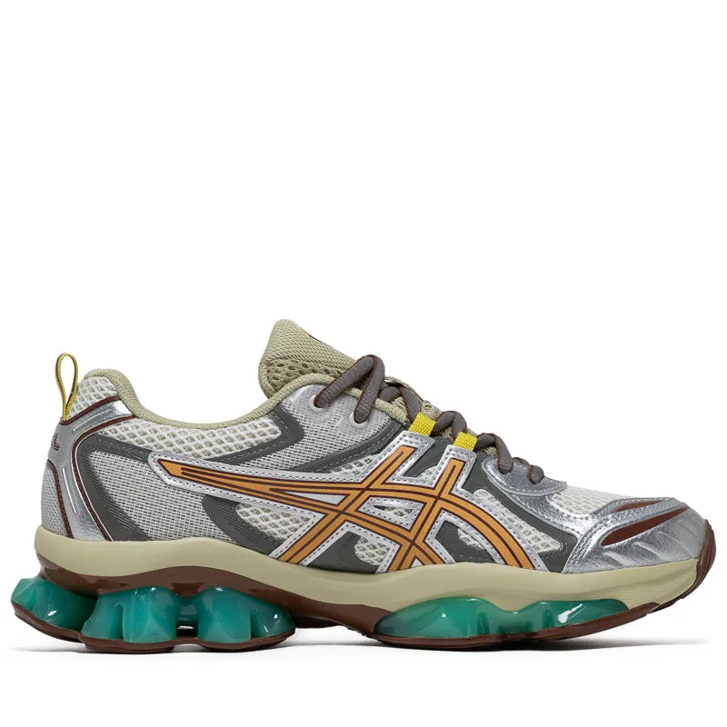 Asics Gel-Quantum Kinetic - White/Khaki Comfort Frame Walk Smooth