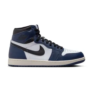 Earth Tone Secure fit Air Jordan 1 High OG 'Midnight Navy'