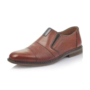 Rieker "Jason" Slip-On Shoes - Brown - 1765-24 funky